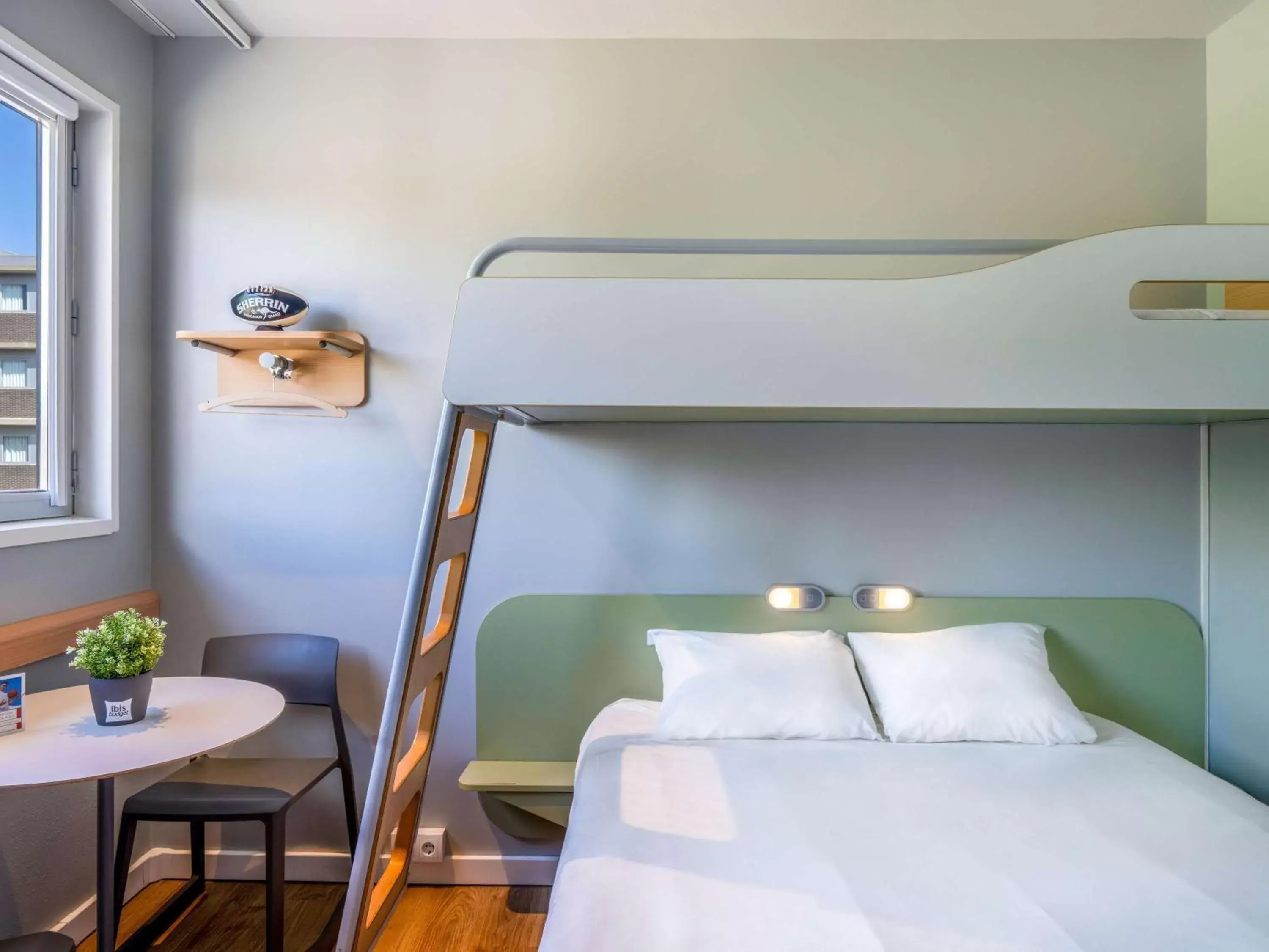 Bedroom, Bunk Bed in Ibis Budget Barcelona Viladecans