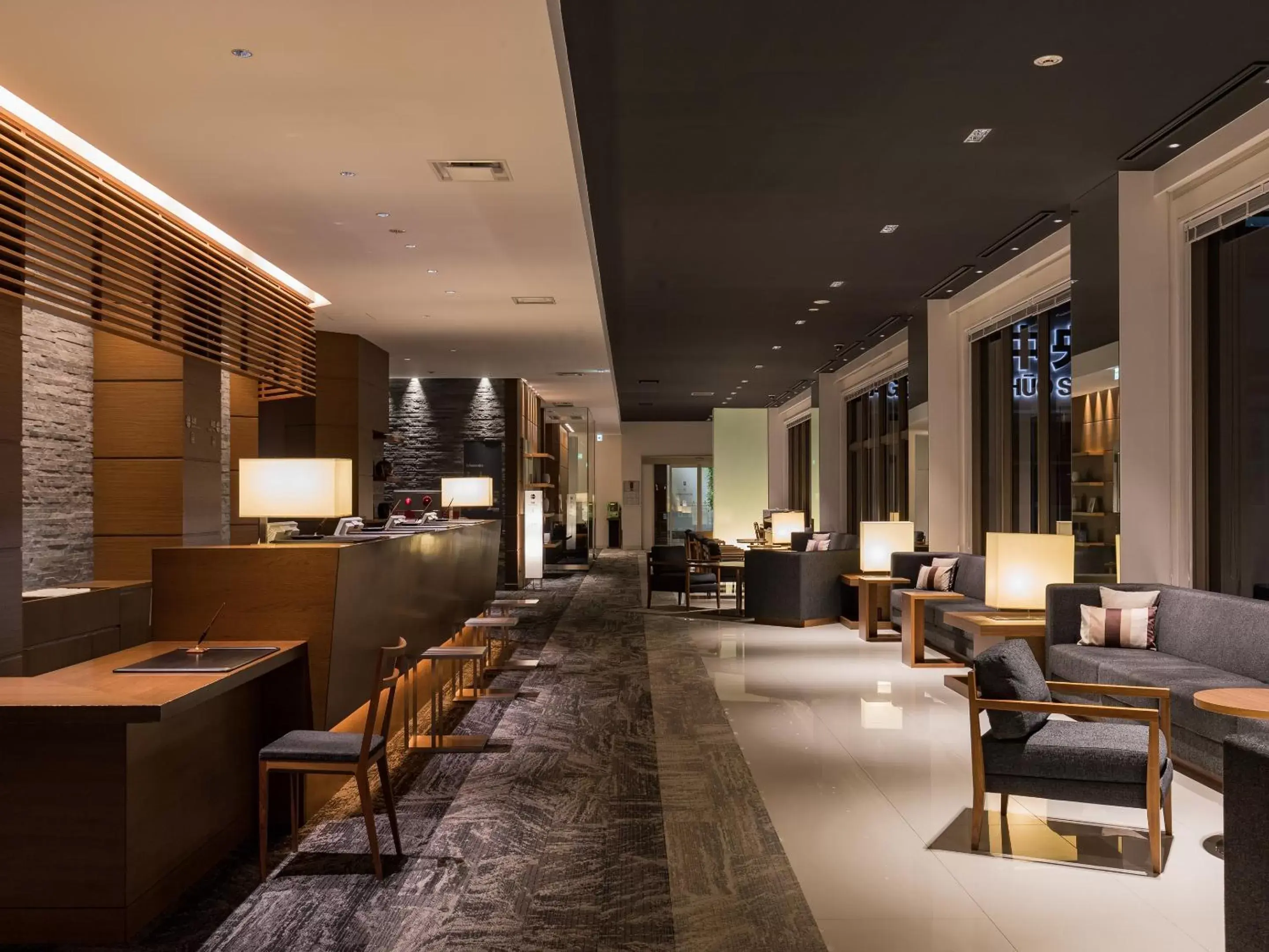 Lobby or reception, Lounge/Bar in JR Kyushu Hotel Kagoshima