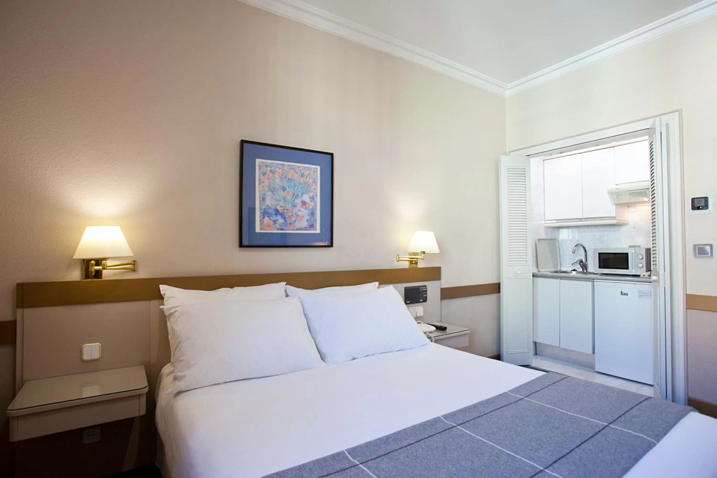 Bed in Espahotel Gran Vía Bed in Espahotel Gran Vía