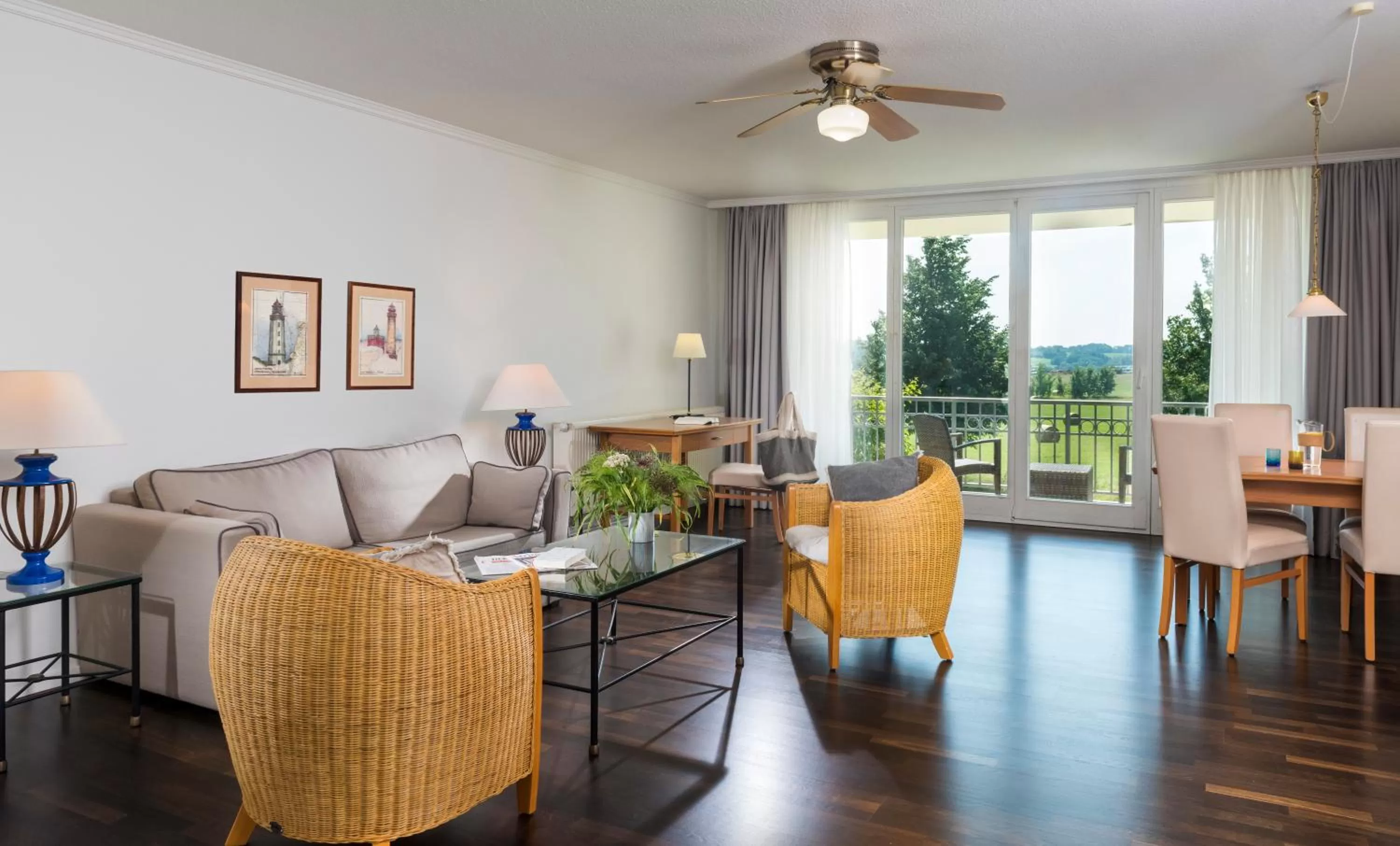 Living room in Precise Resort Rügen Apartments & SPLASH Erlebniswelt