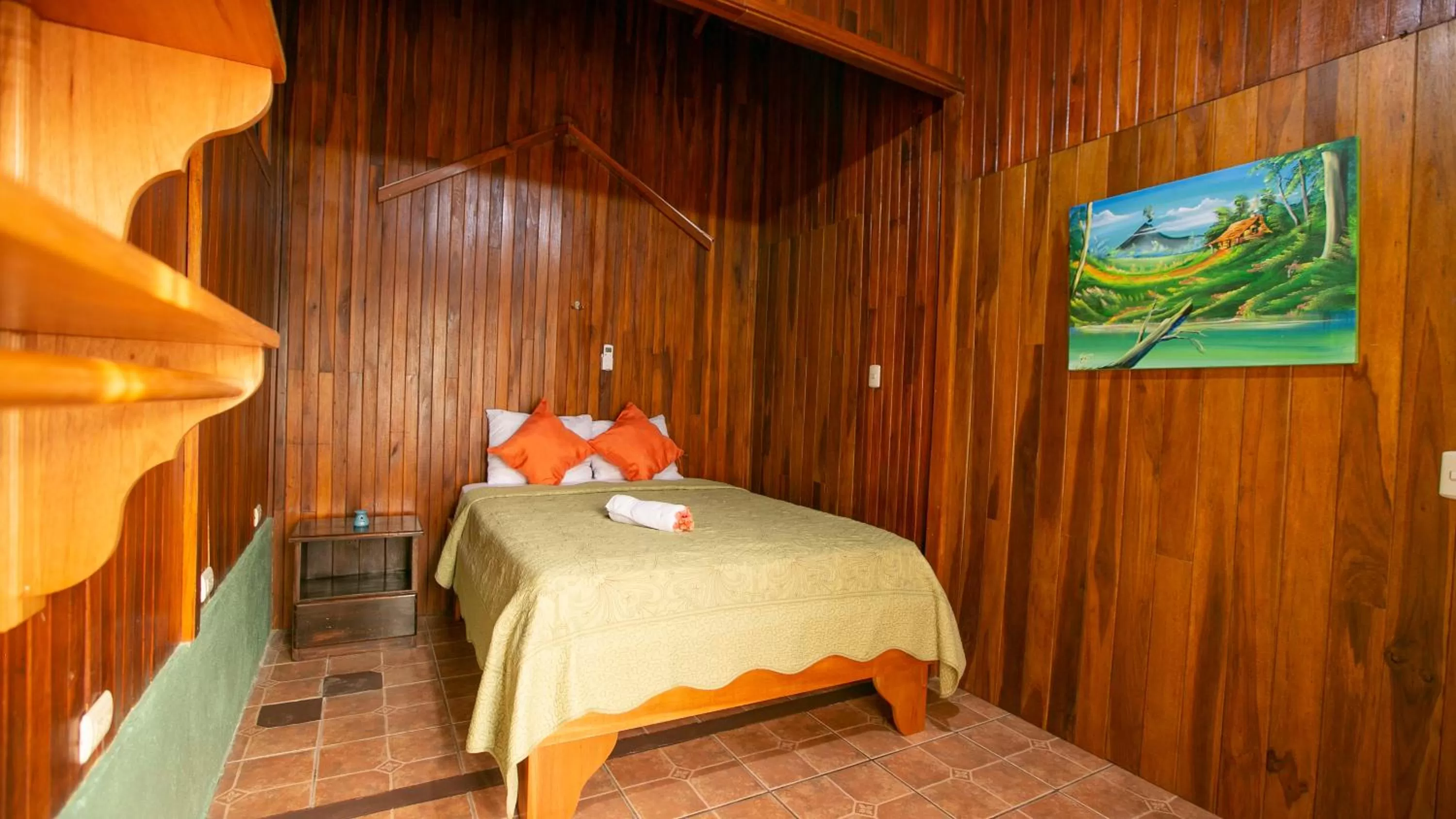 Bed in Hotel Rancho Cerro Azul