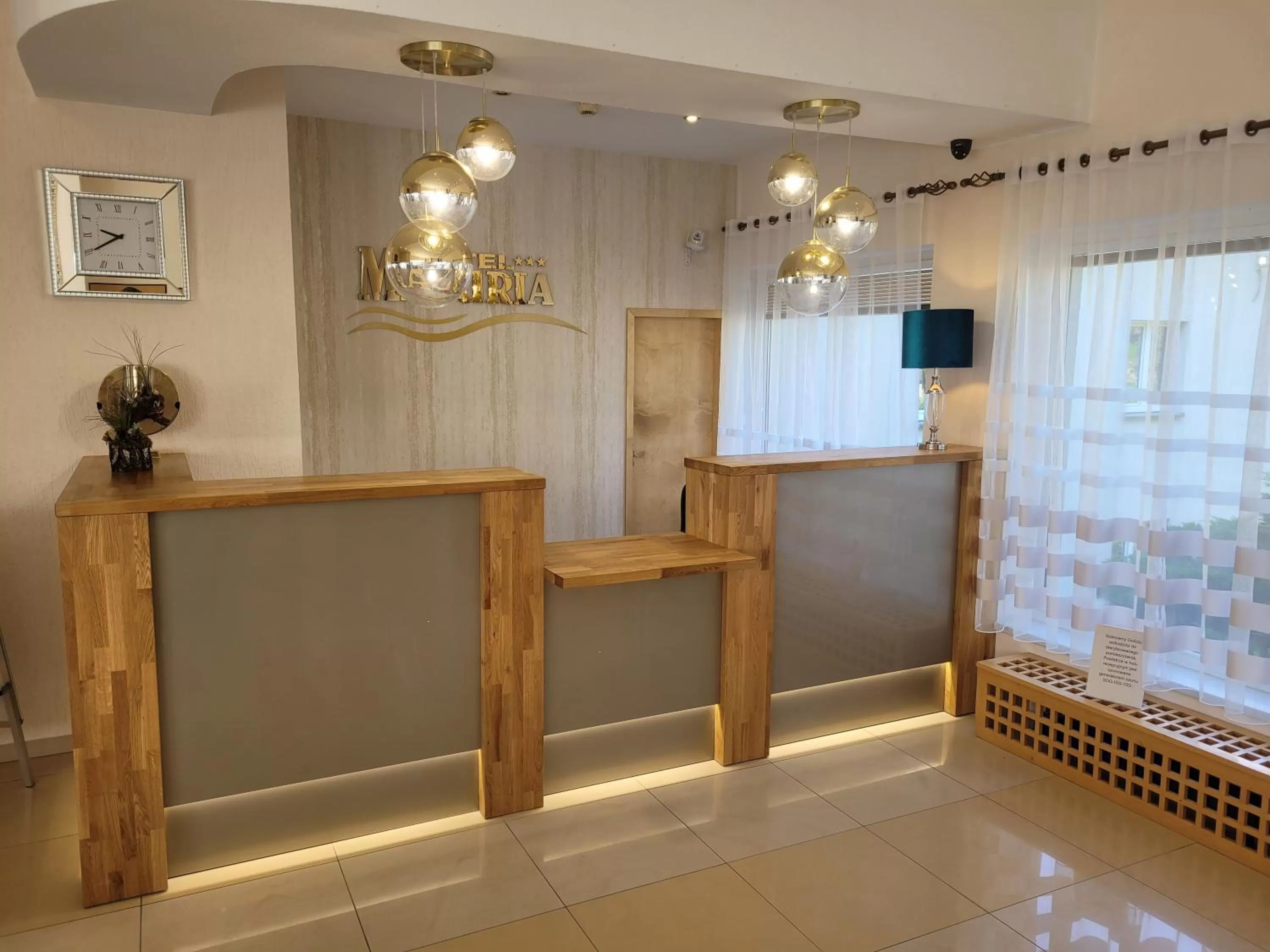 Lobby or reception in Hotel Mazuria Country & SPA