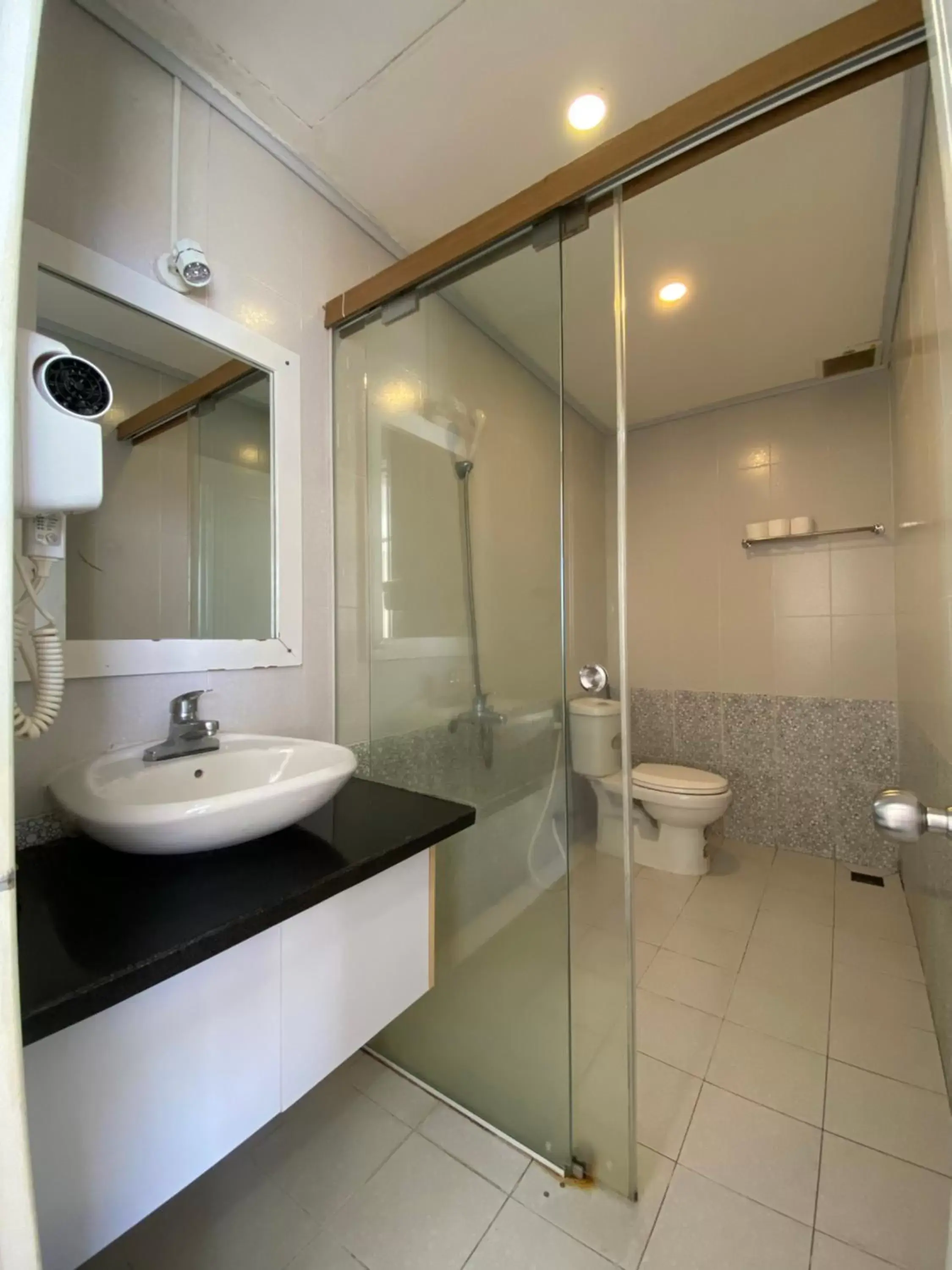 Shower, Bathroom in Gold Ocean Apartment