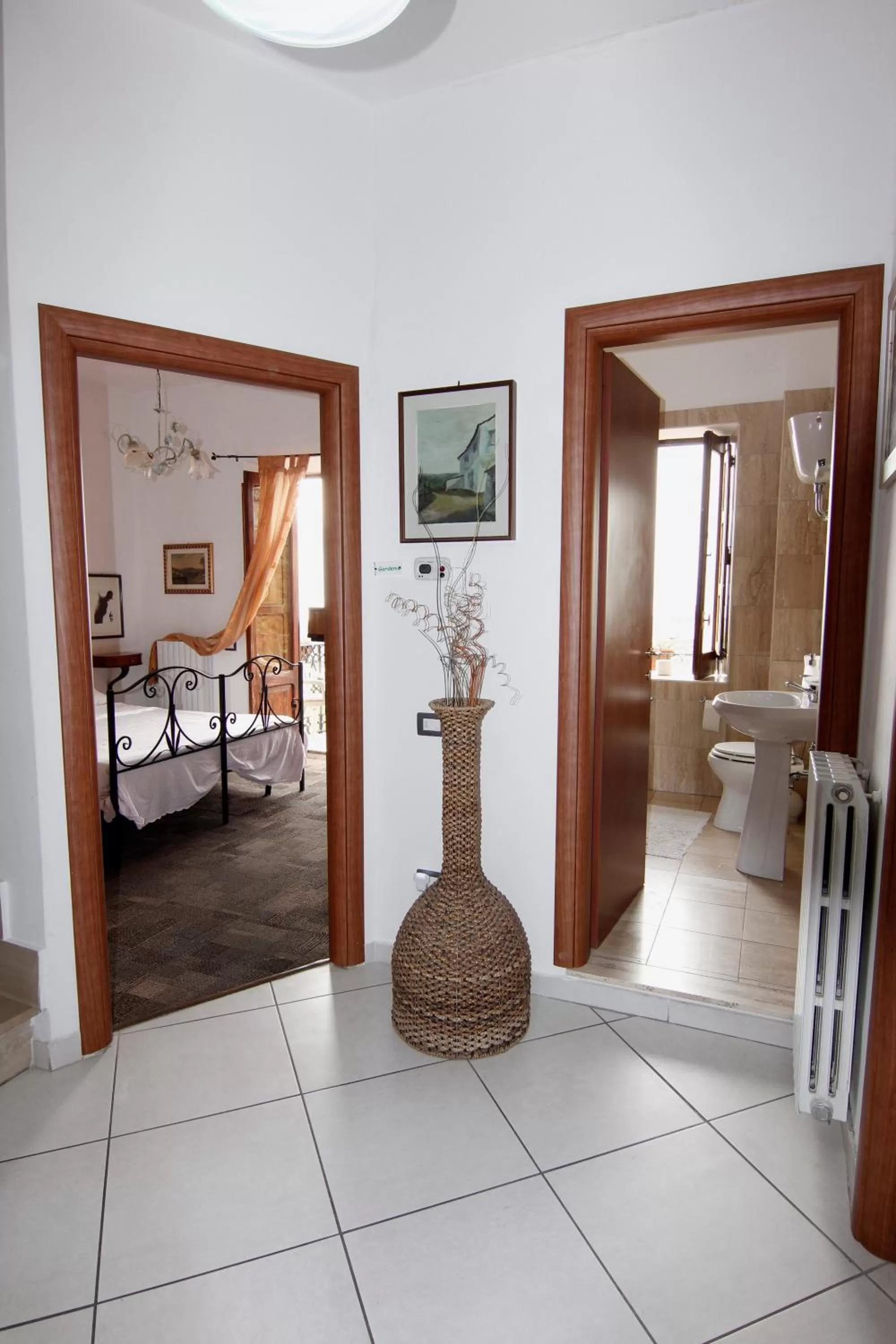 Bathroom, Bed in La Panoramica