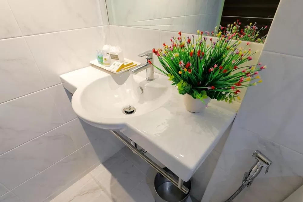 Bathroom in Grand Pink Hotel Hatyai