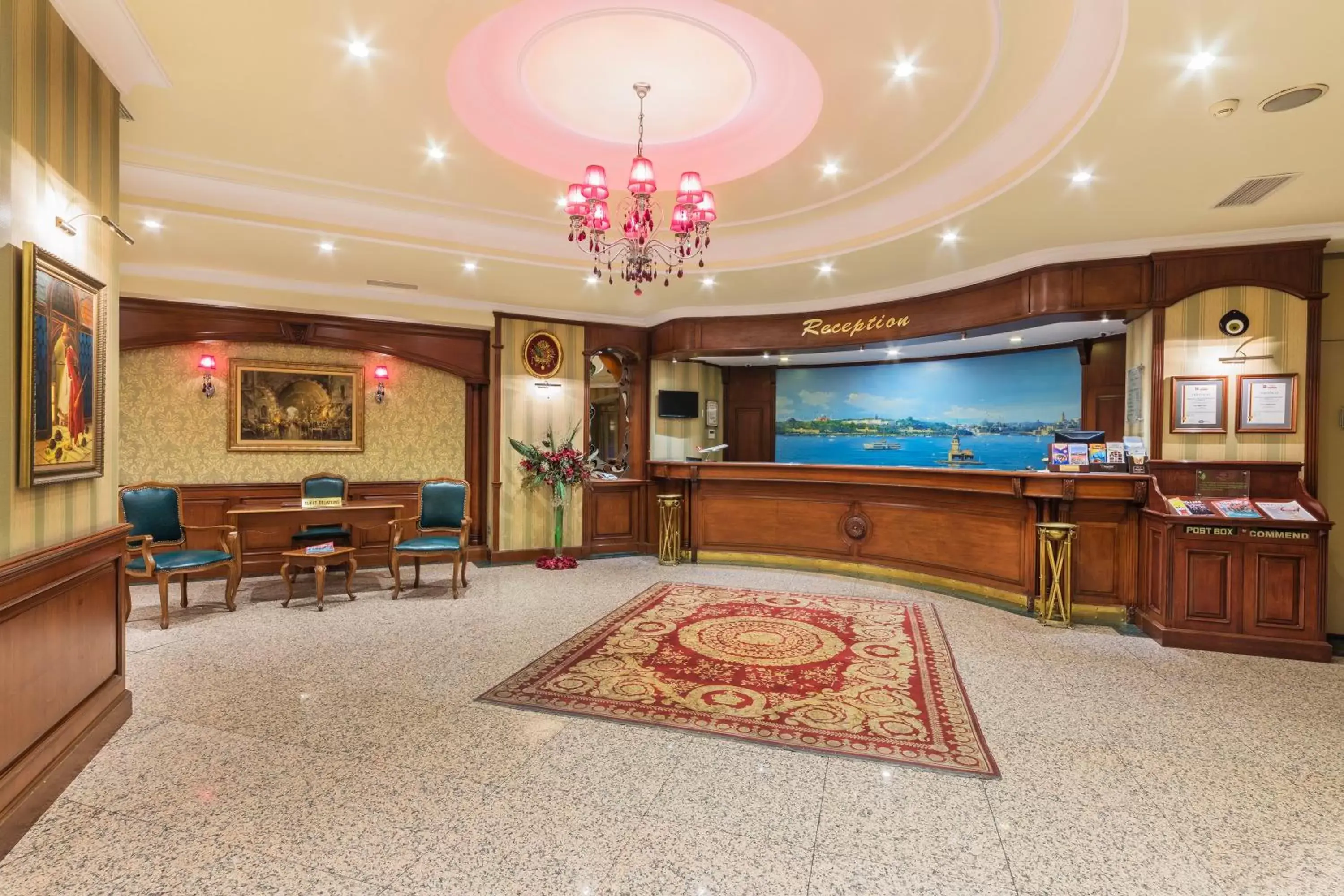 Night, Lobby/Reception in Grand Yavuz Hotel Sultanahmet