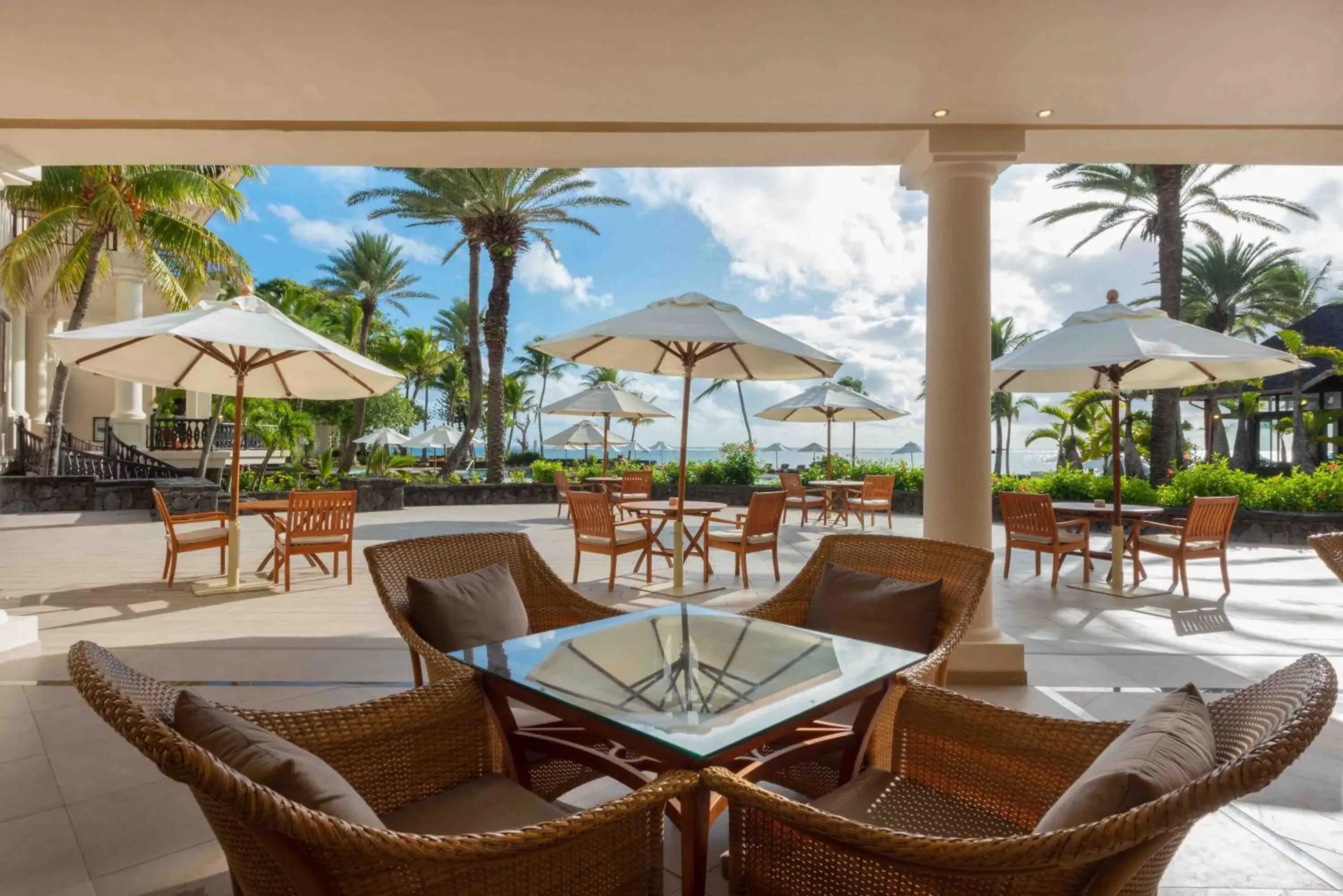 Restaurant/places to eat in The Residence Mauritius