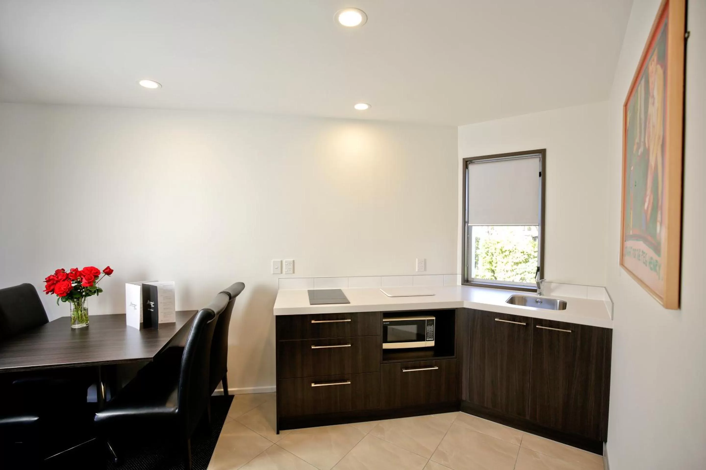 Kitchen or kitchenette in Pavilions Hotel