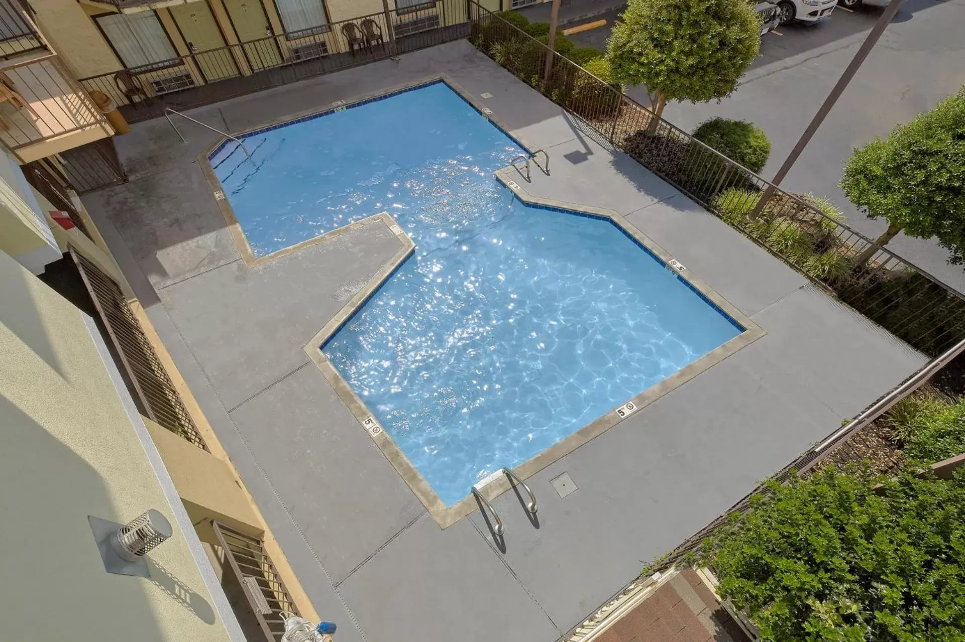 Pool View in Vacation Lodge