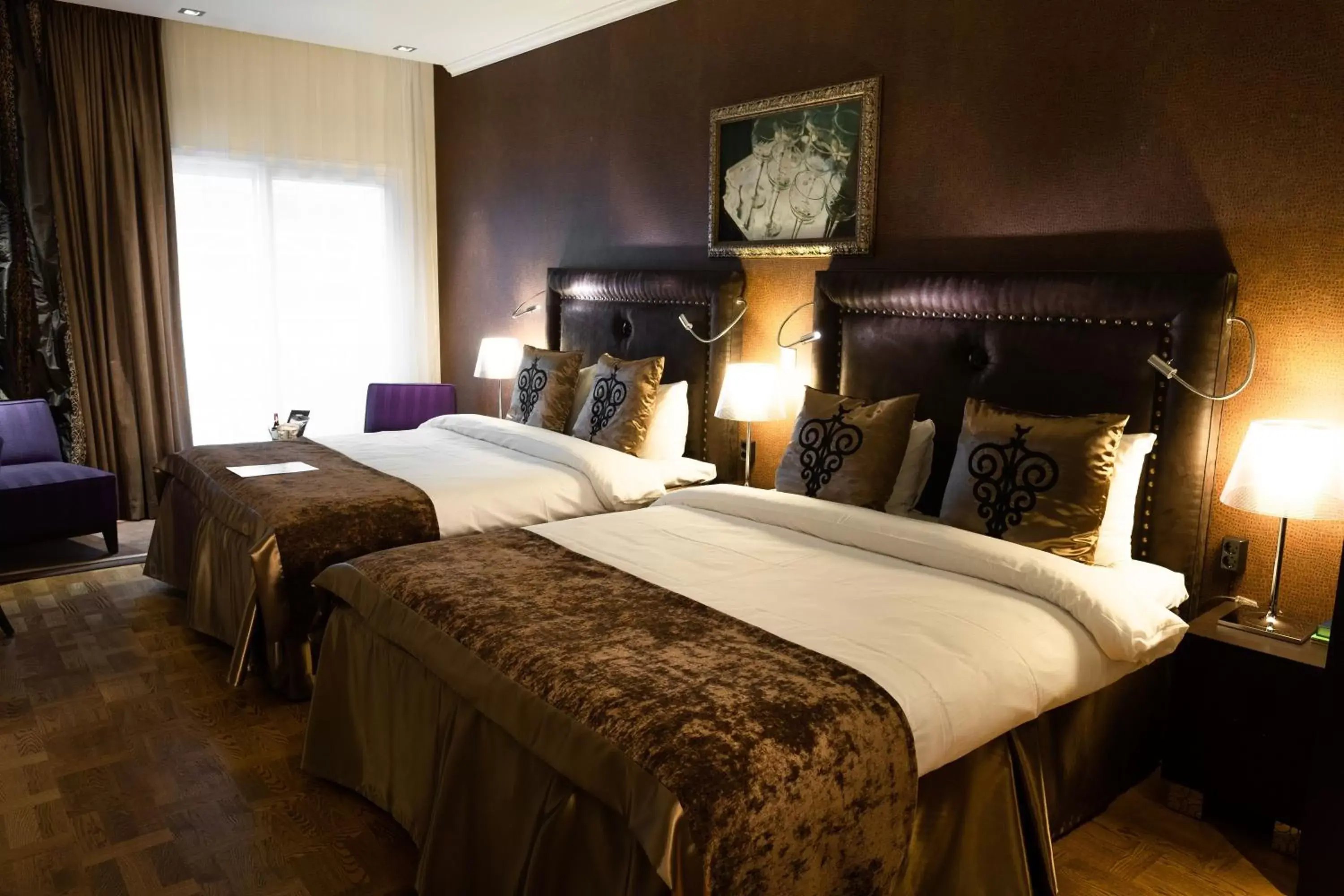 Bed in Clarion Collection Hotel Havnekontoret