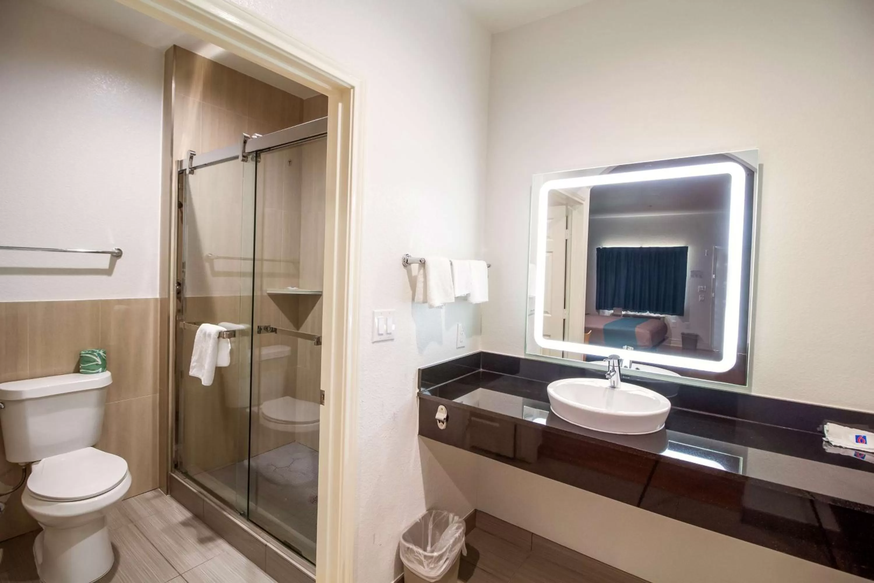 Bathroom in Motel 6-Houston, TX - North