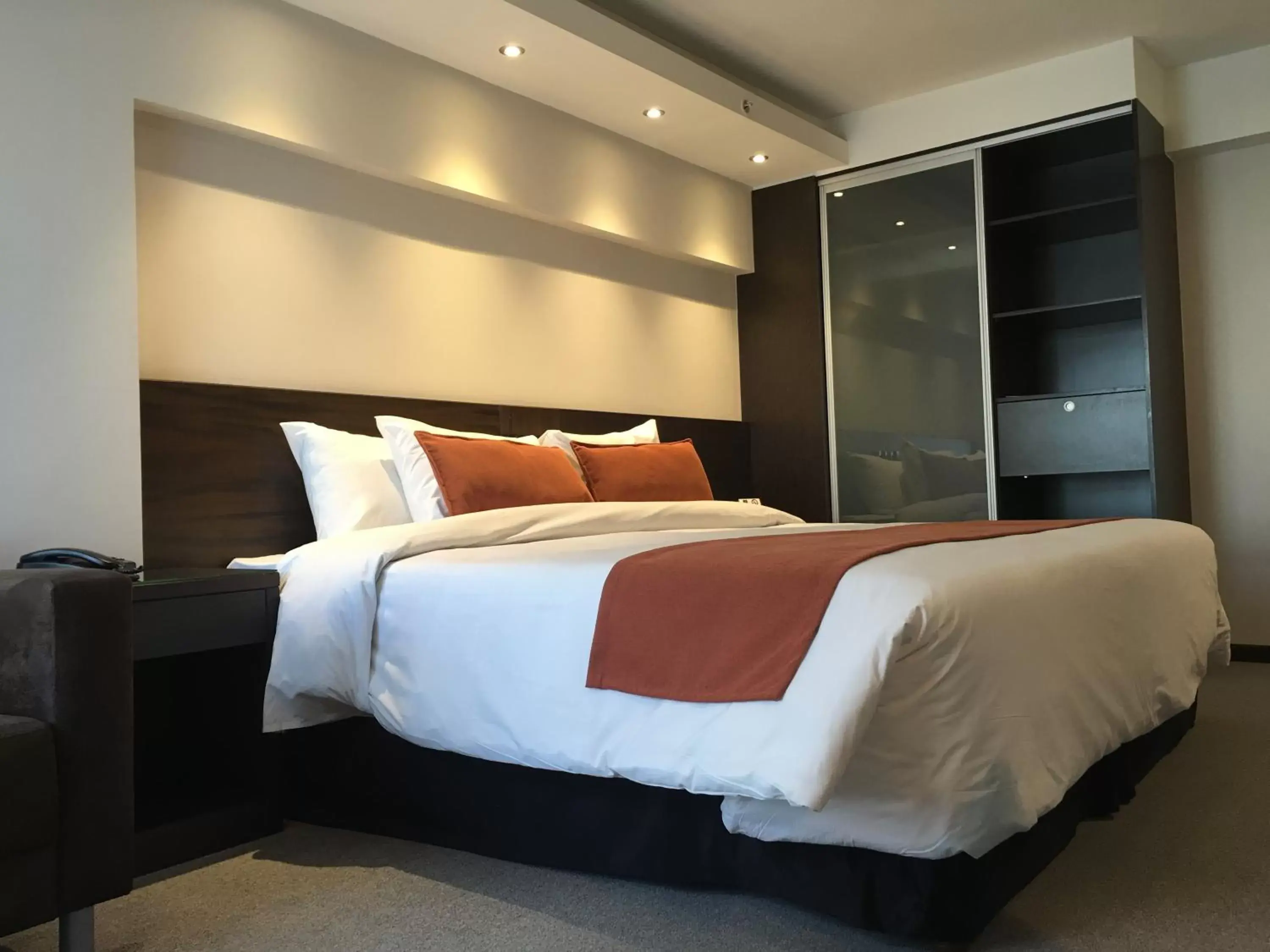 Photo of the whole room, Bed in Crystal Tower