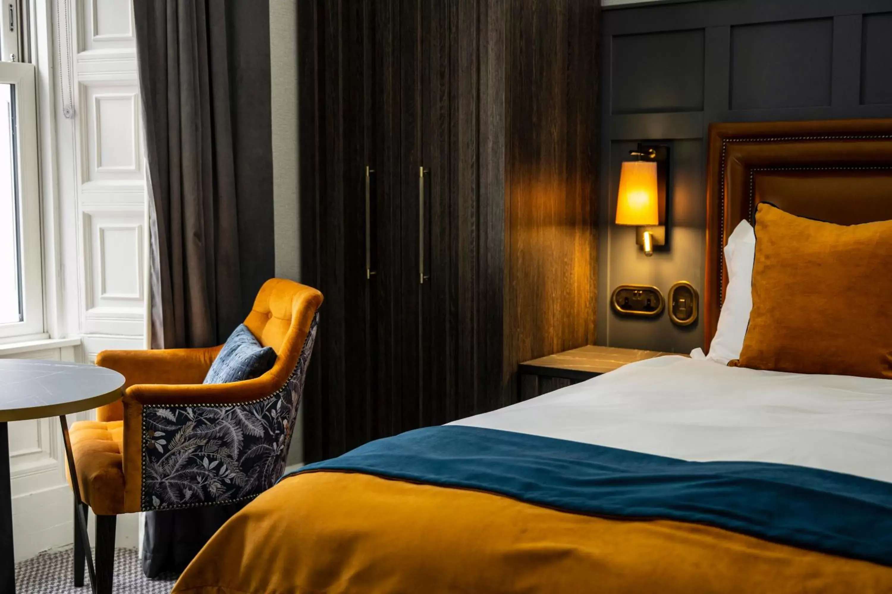 Bedroom, Bed in Skeabost House Hotel