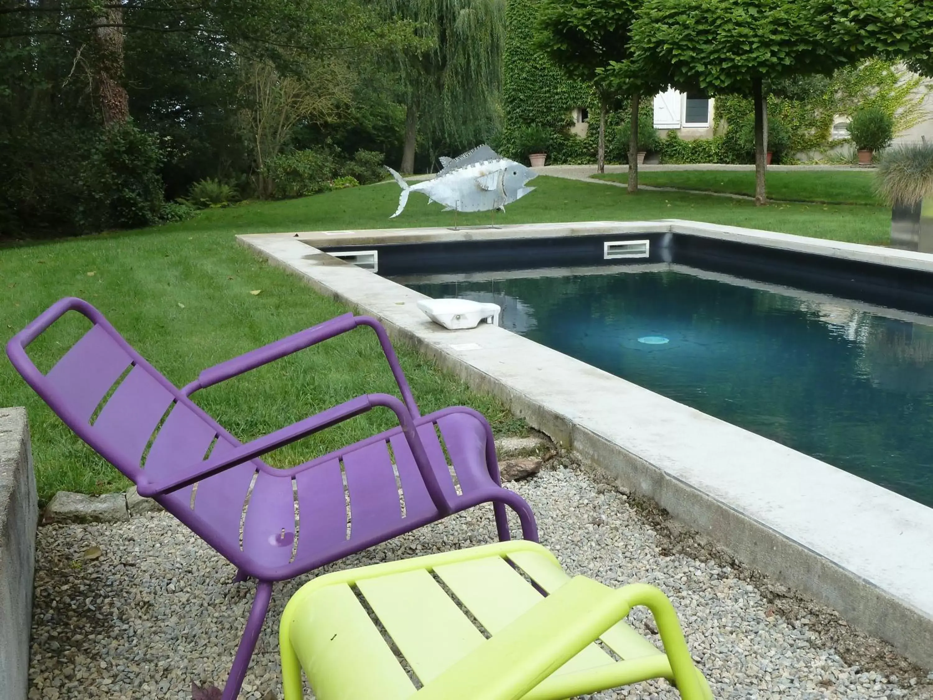 Swimming Pool in Moulin Renaudiots - Maison d'hôtes