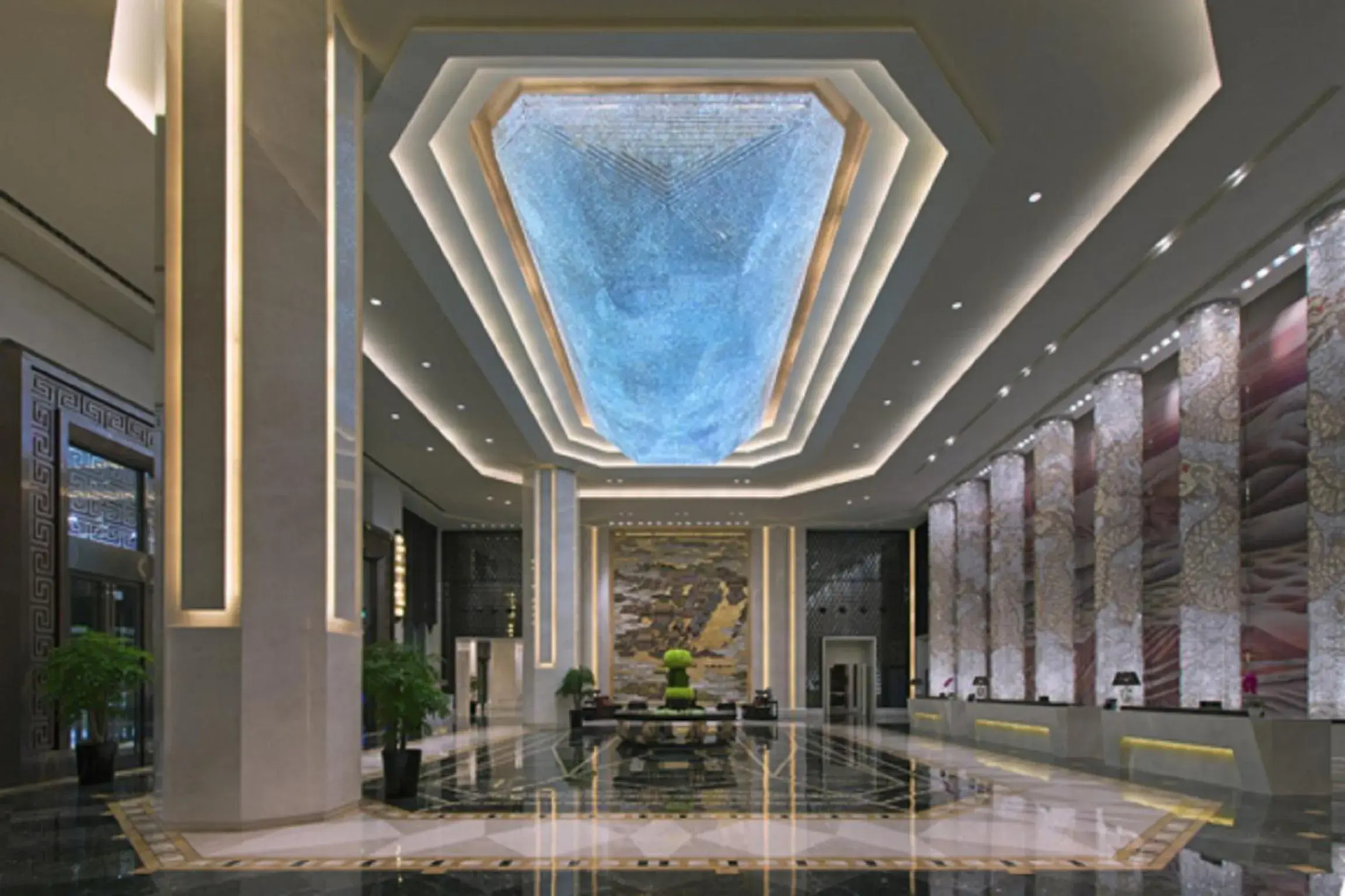 Lobby or reception, Banquet Facilities in Wanda Vista Shenyang