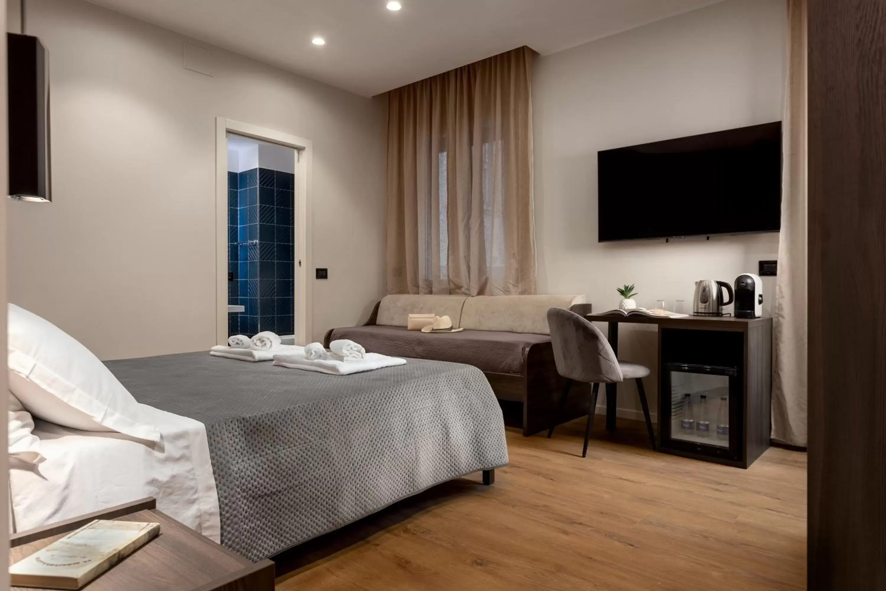 Bed in Quinto Stabile Rooms&Suite