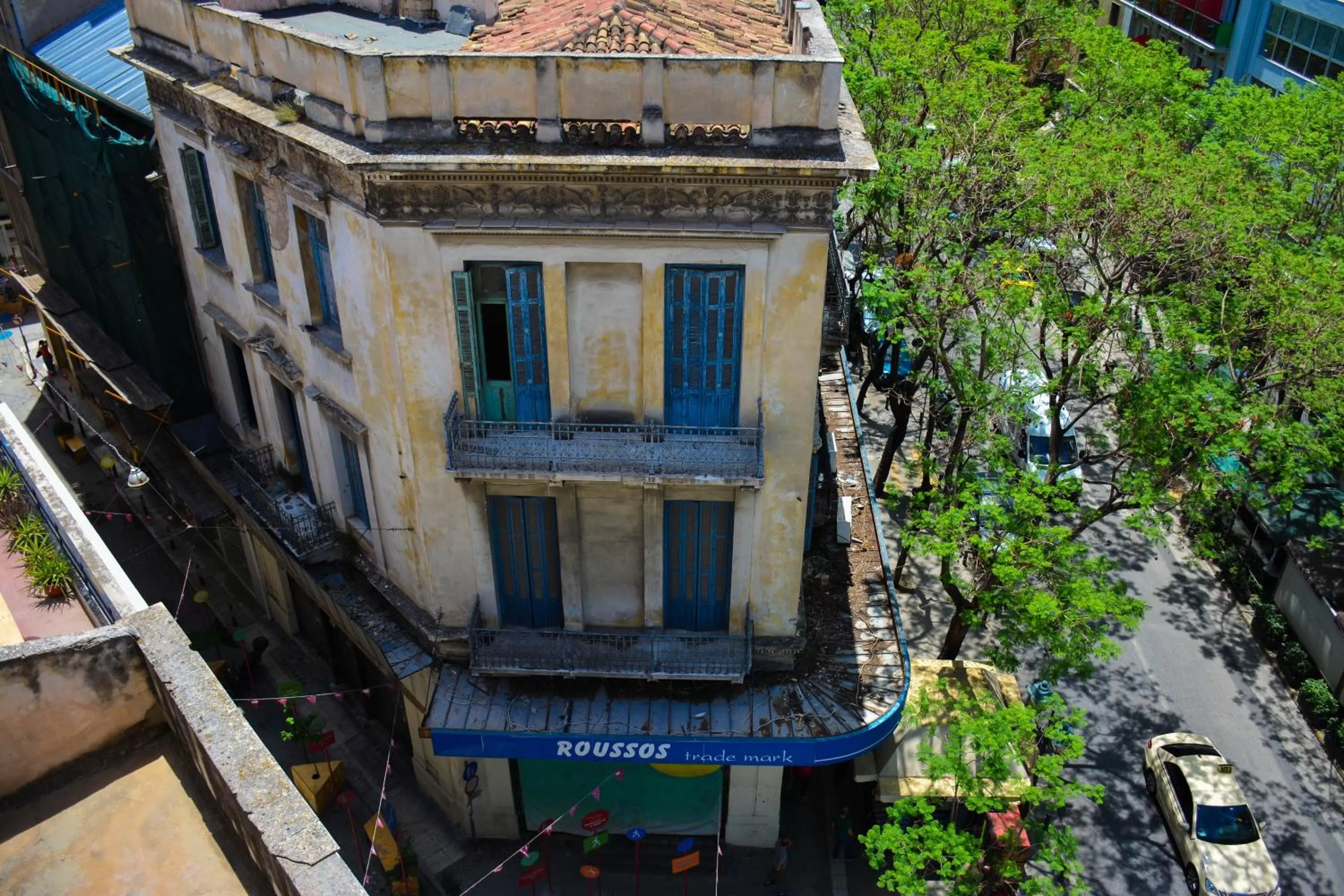 City view in AthinA STREETAPARTMENTS