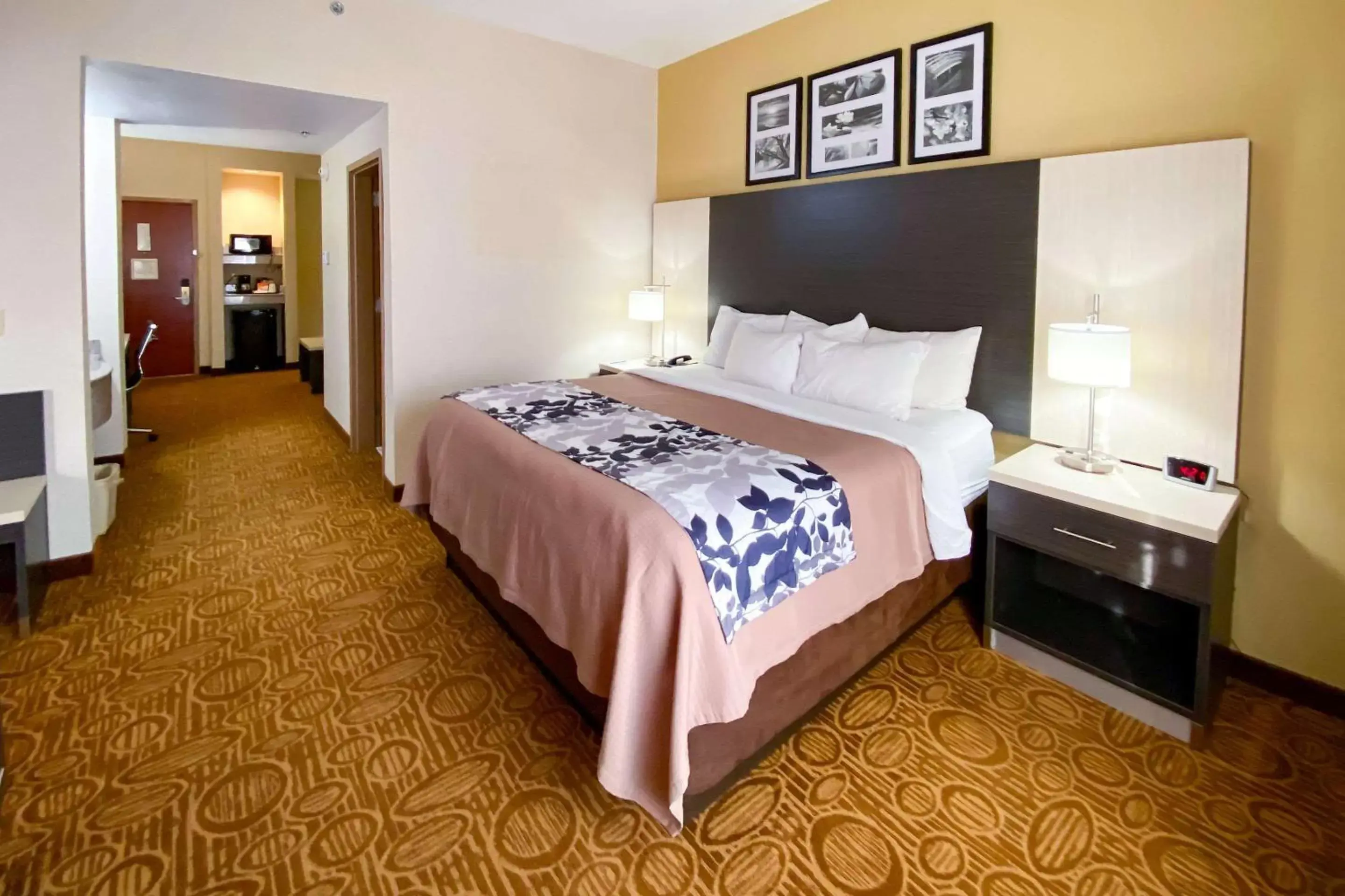 Photo of the whole room, Bed in Sleep Inn & Suites Springdale West