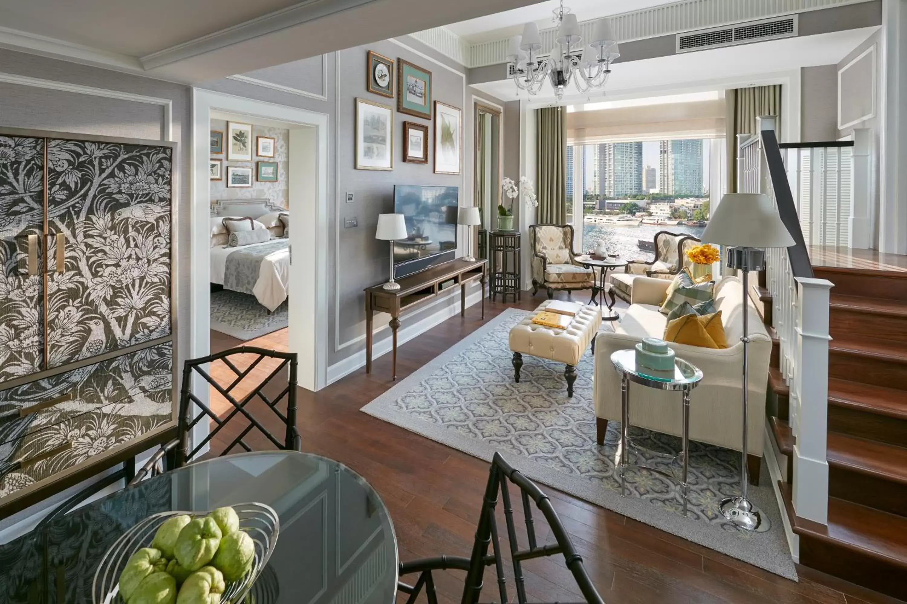 Living room in Mandarin Oriental Bangkok - SHA Extra Plus