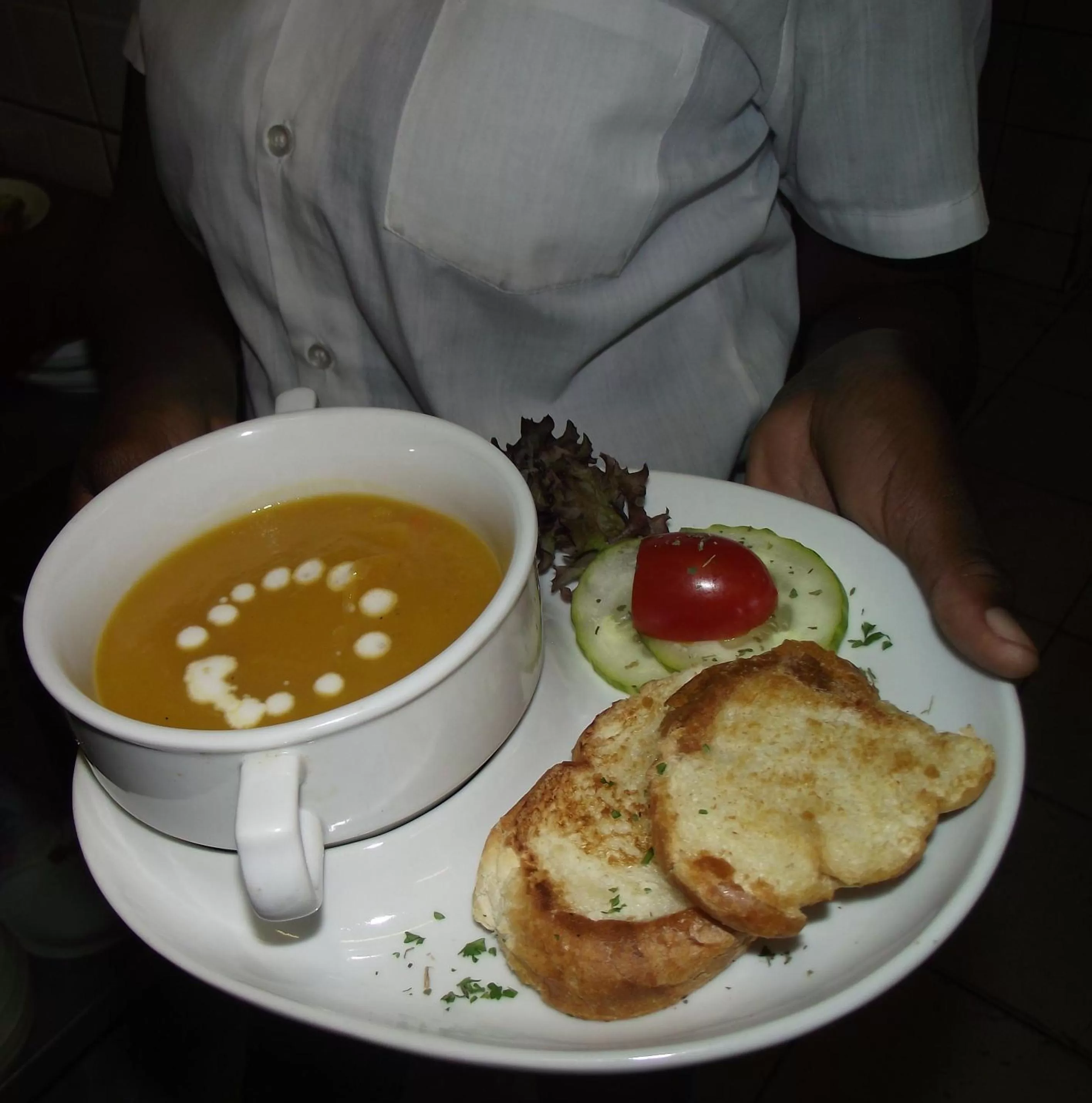 Food close-up in Out of Africa Town Lodge