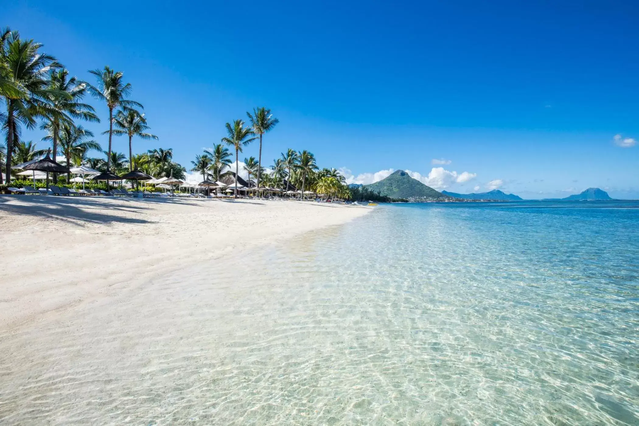 Beach in Sugar Beach Mauritius