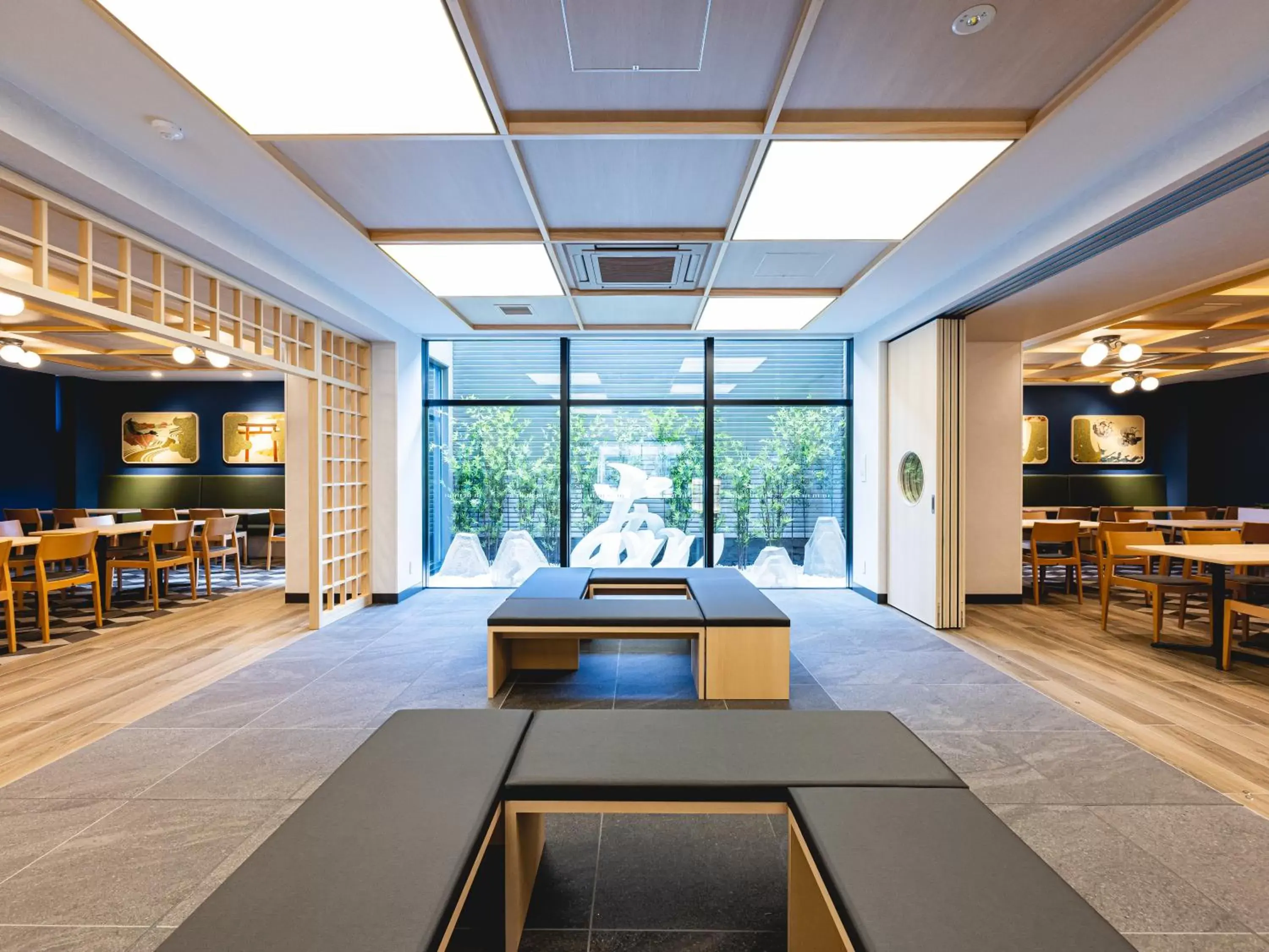 Communal lounge/ TV room in La'gent Hotel Kyoto Nijo