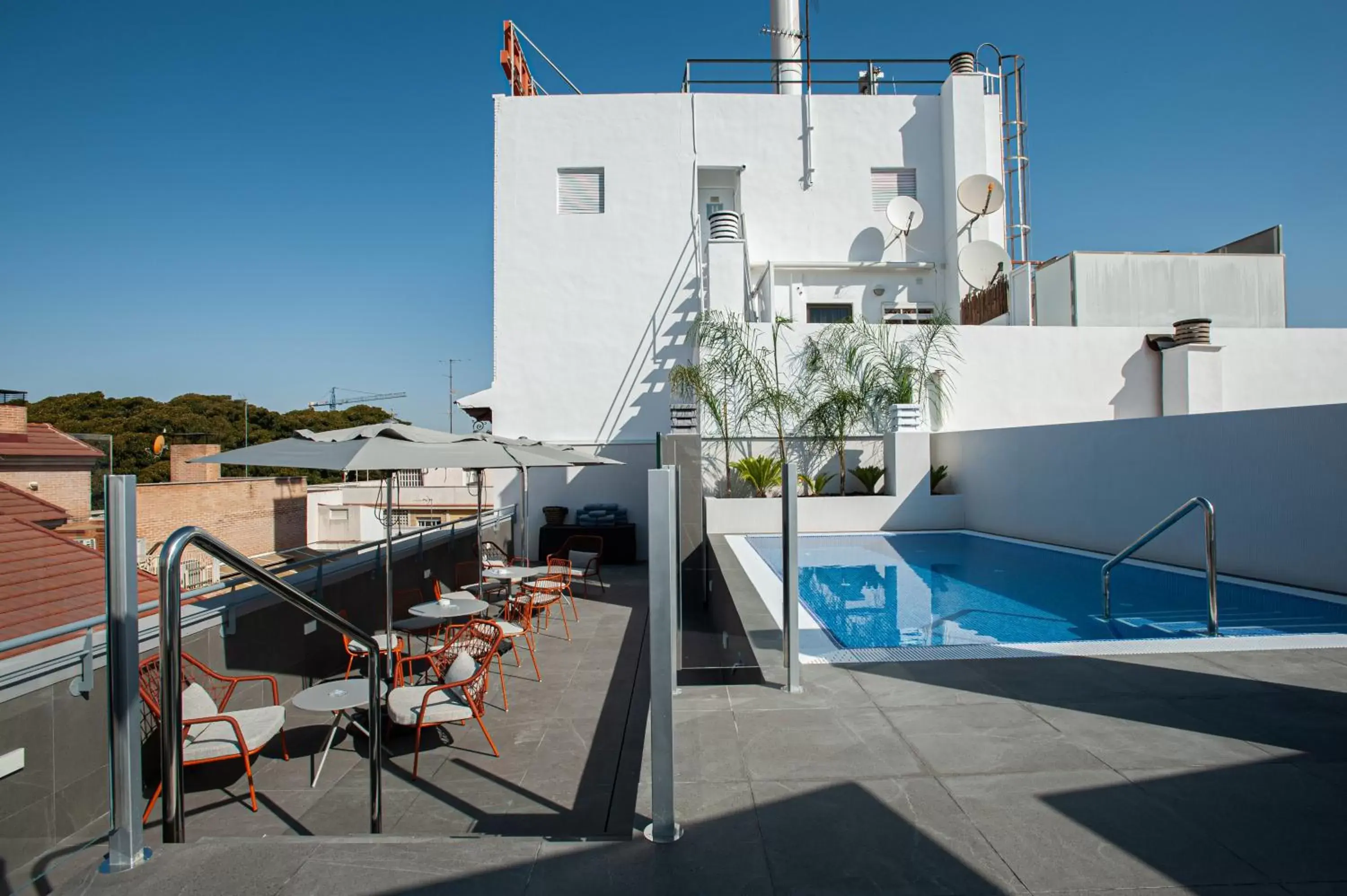 Balcony/Terrace, Swimming Pool in Catalonia Conde de Floridablanca