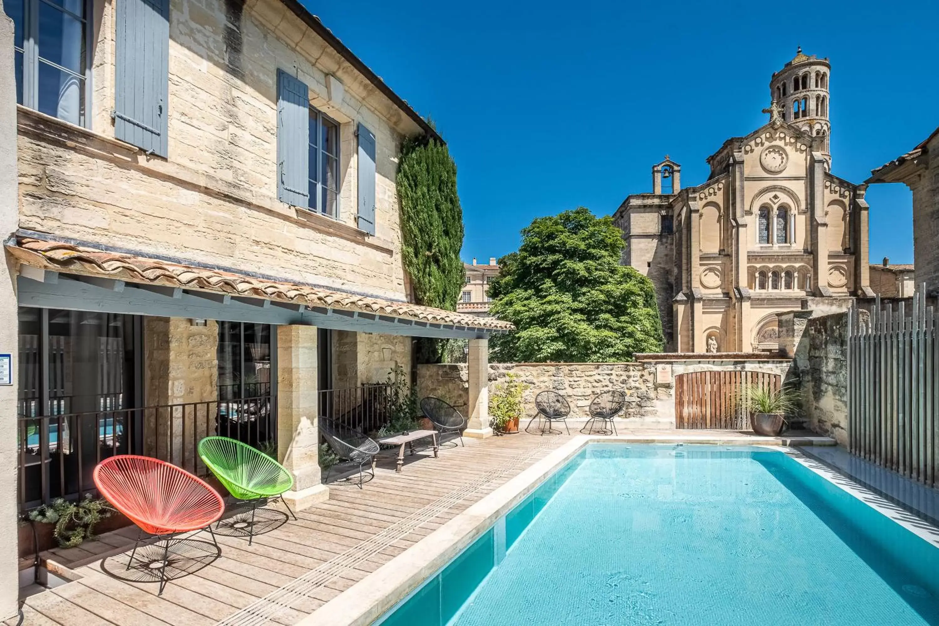 Swimming Pool in Boutique Hôtel Entraigues