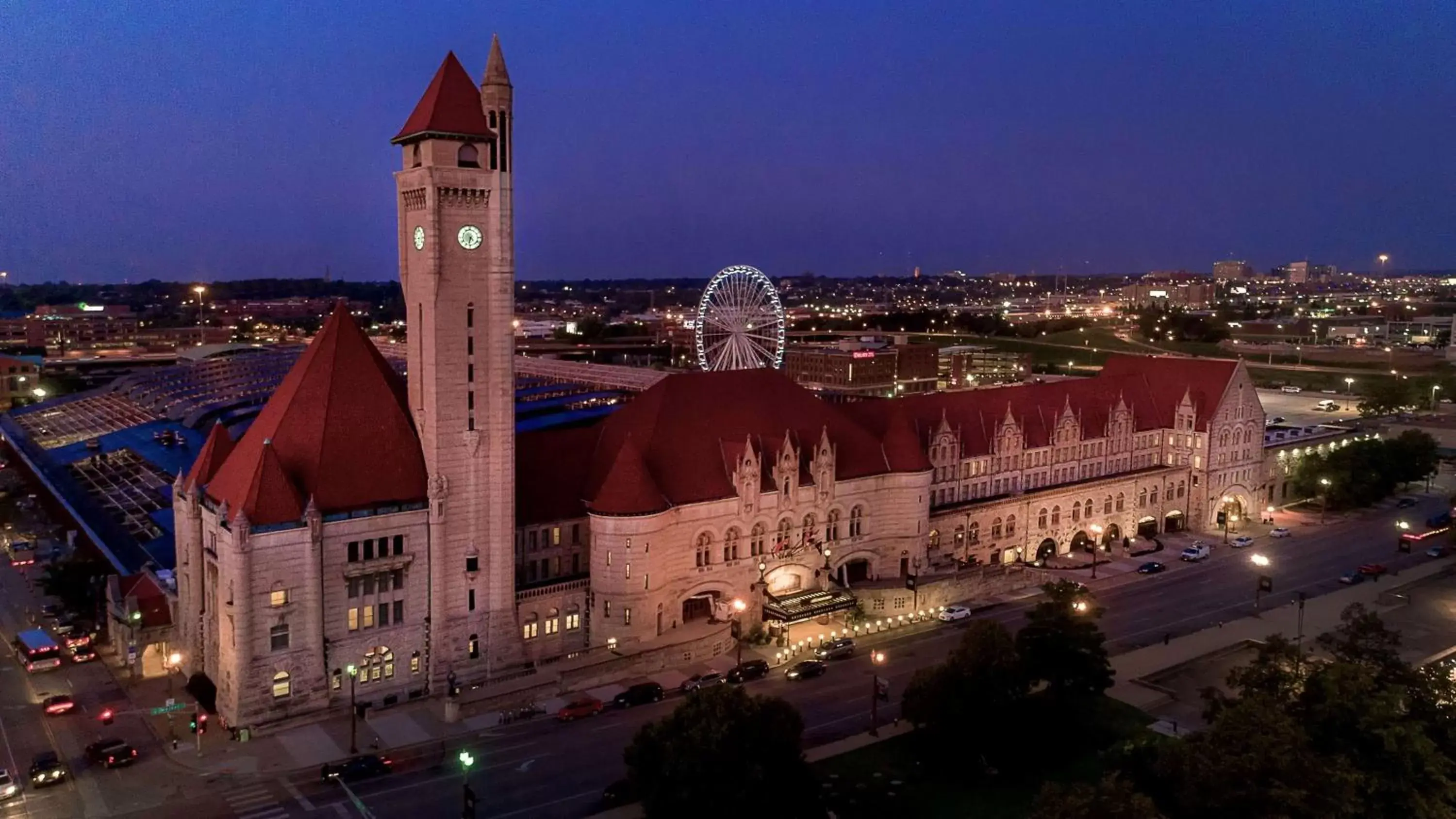 Property building, Bird's-eye View in St. Louis Union Station Hotel, Curio Collection by Hilton