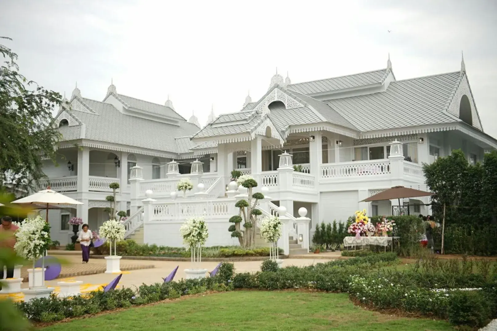 Inner courtyard view, Property Building in NirvaNAN House