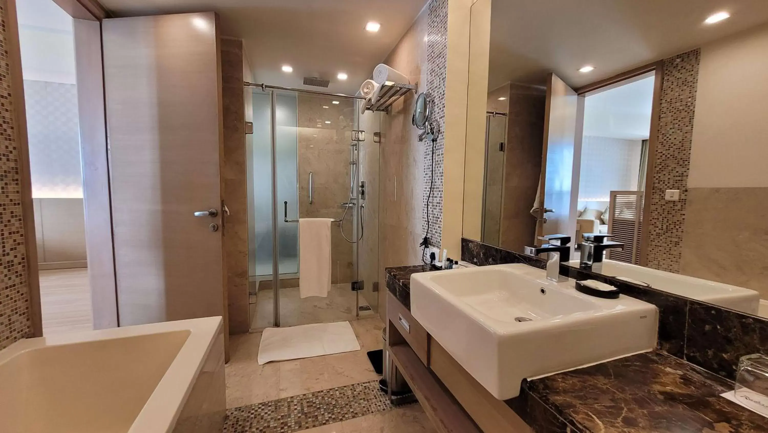 Bathroom in Radisson Blu Hotel, Greater Noida