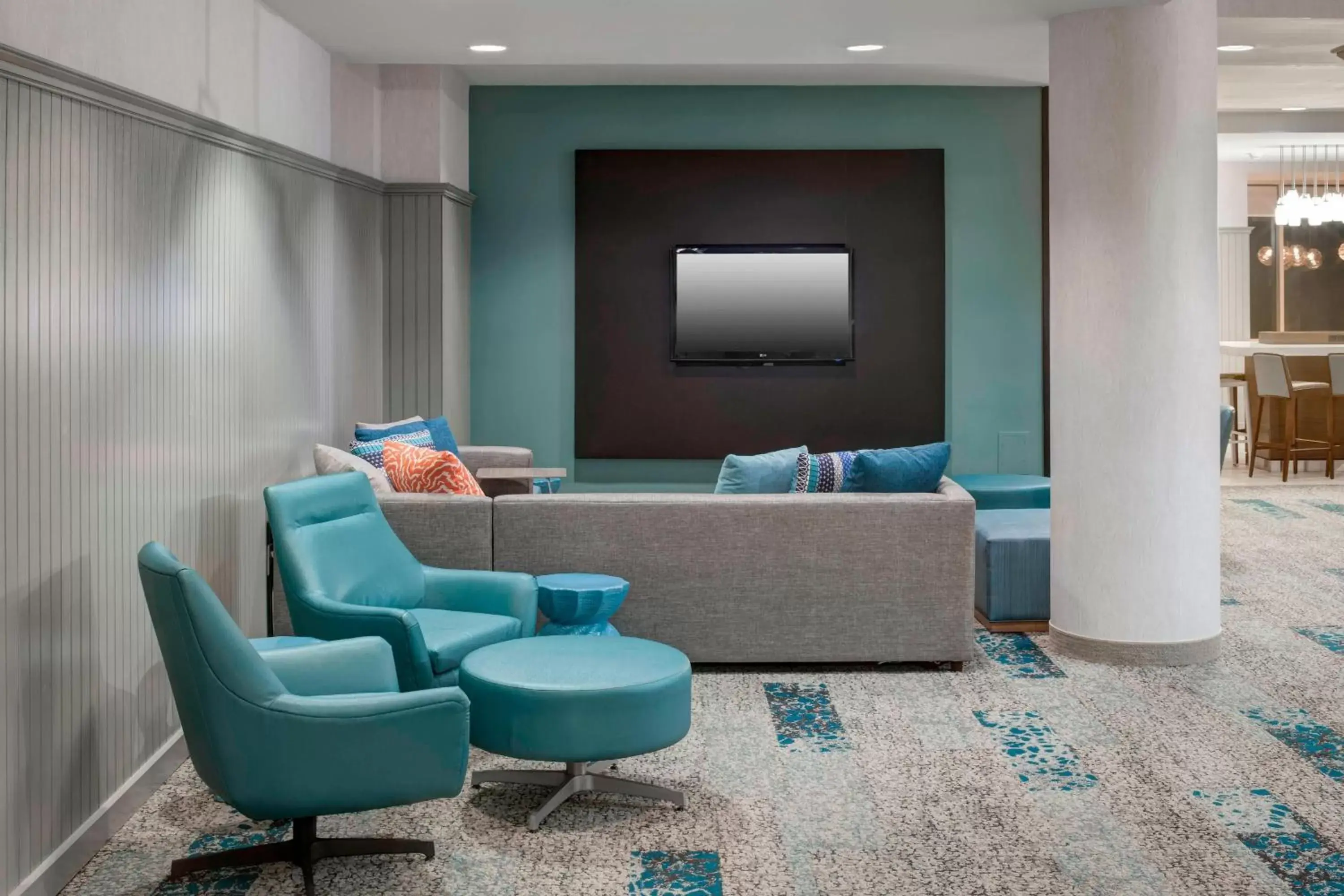 Lobby or reception, Seating Area in Courtyard Carolina Beach