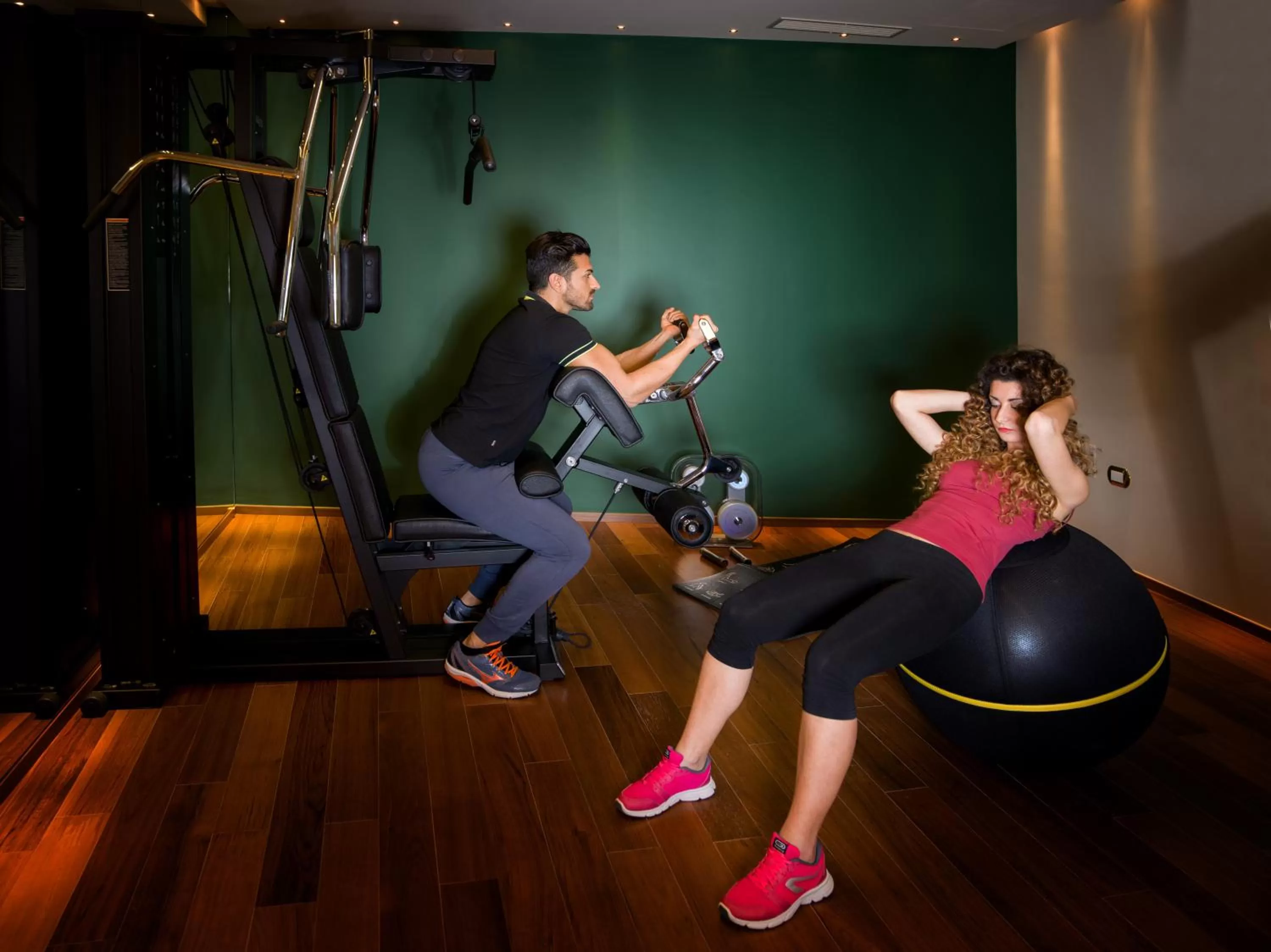 Fitness centre/facilities in Callistos Hotel & Spa