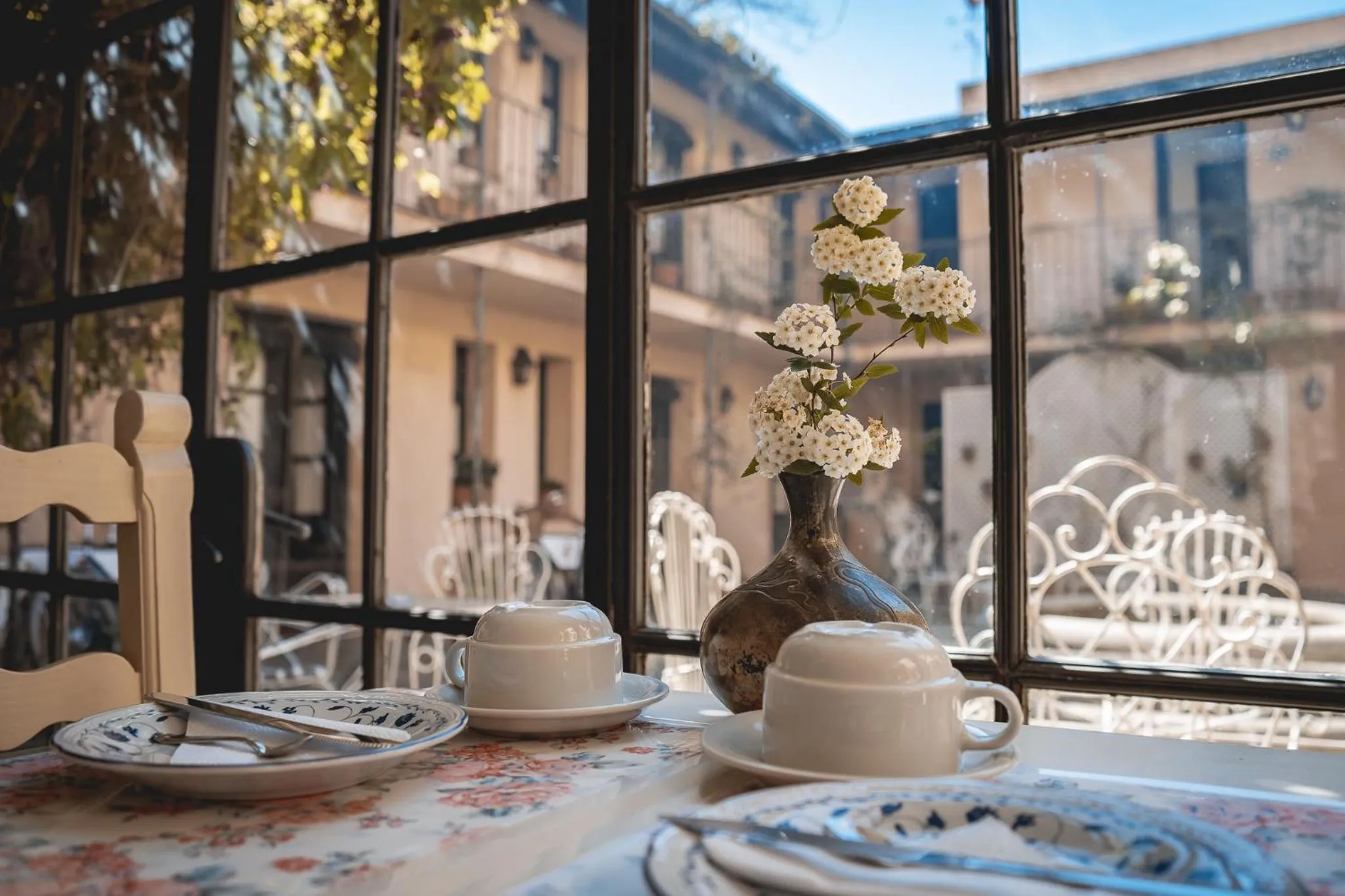 Dining area in Posada de la Flor