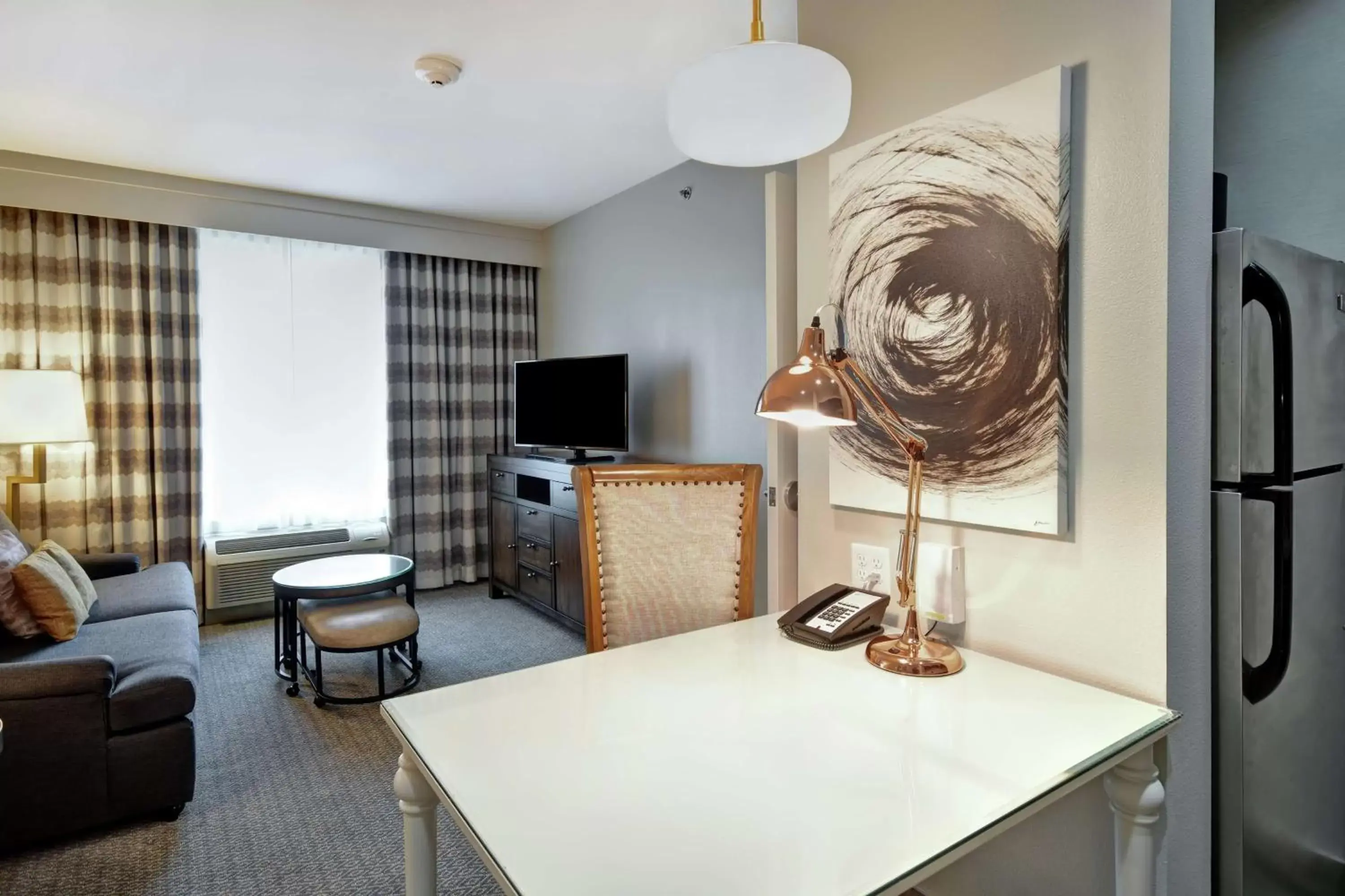 Bedroom, TV/Entertainment Center in Homewood Suites by Hilton Dallas Arlington South