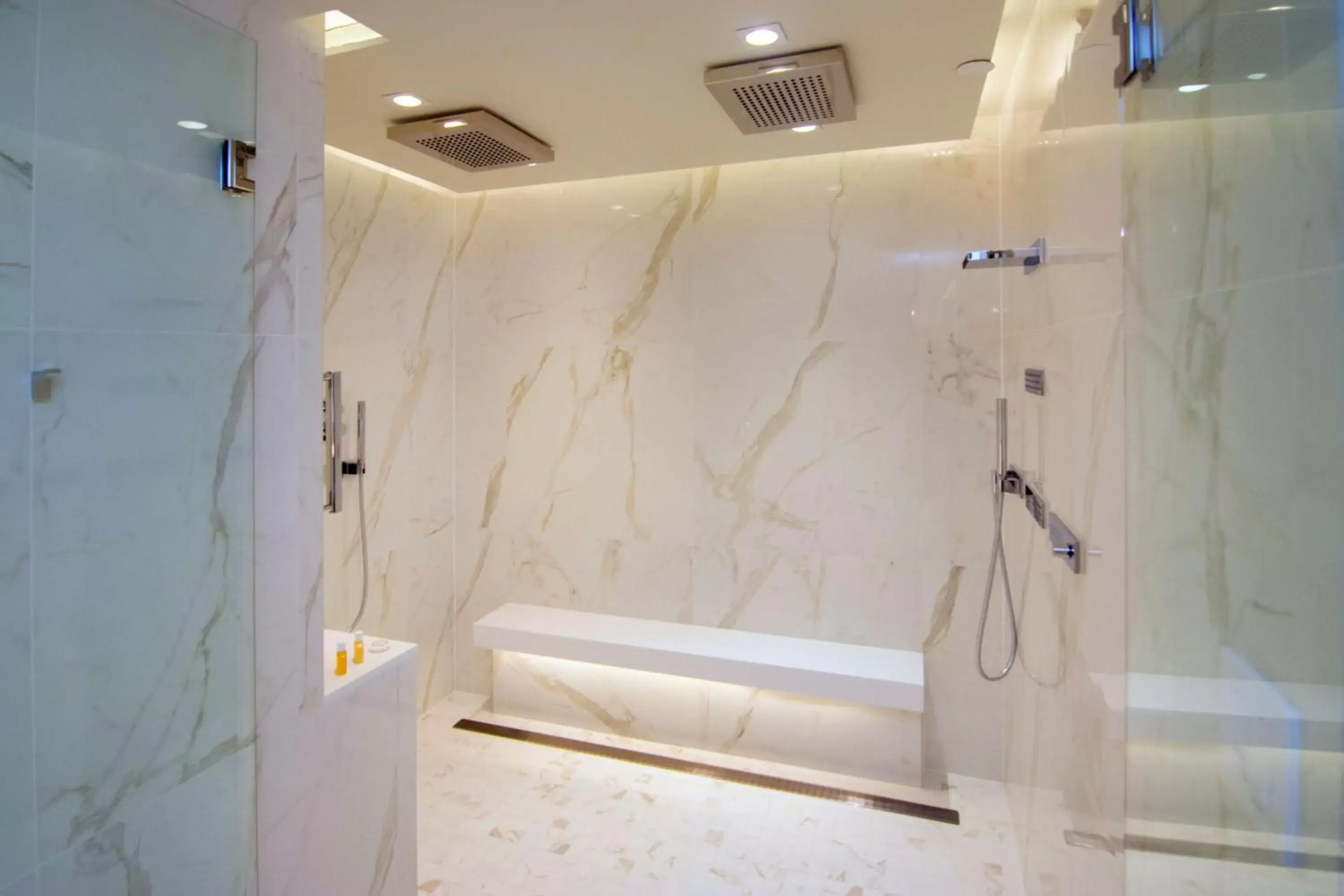 Shower, Bathroom in The Benson Portland, Curio Collection by Hilton