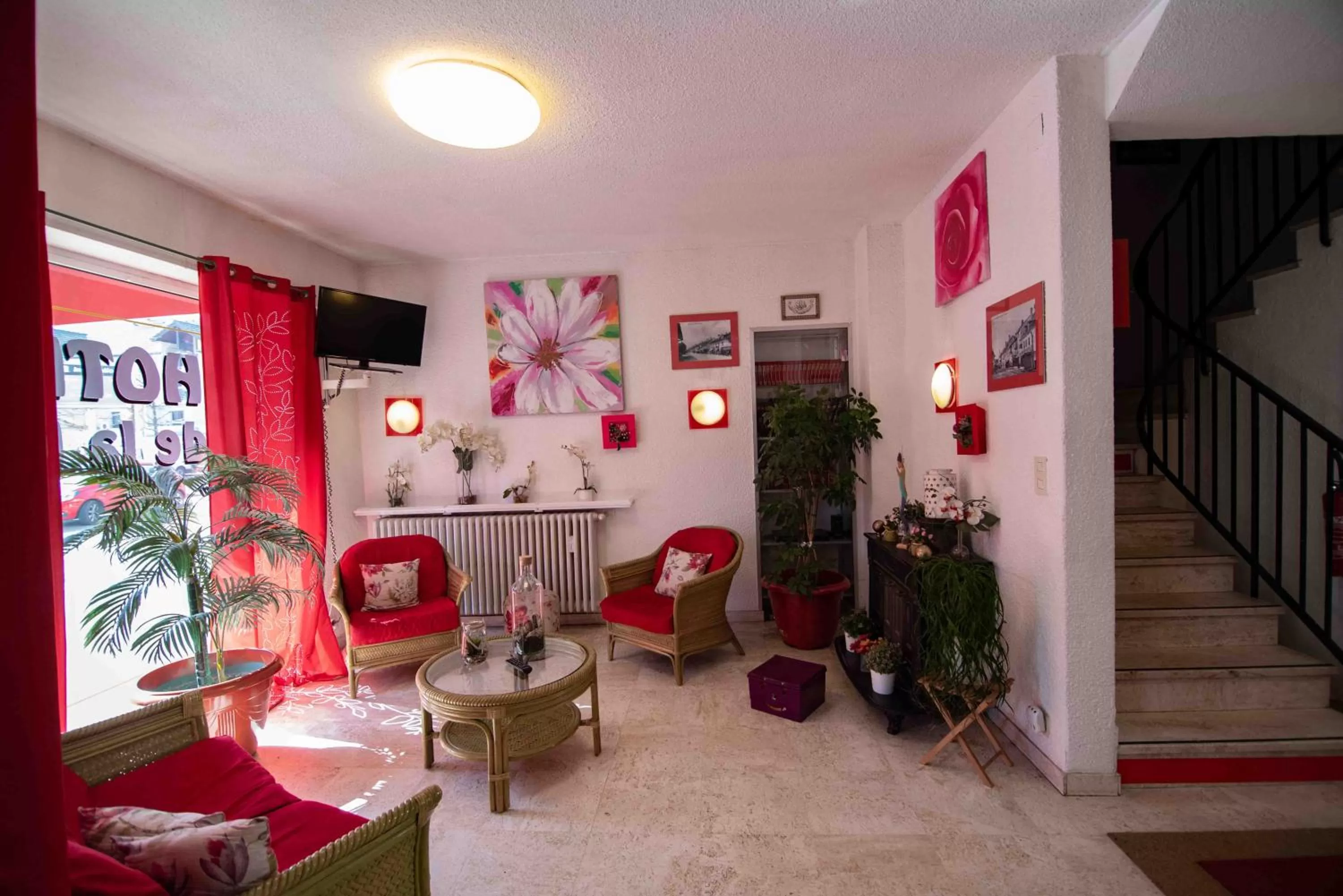 Lobby or reception in Hôtel de La Poste