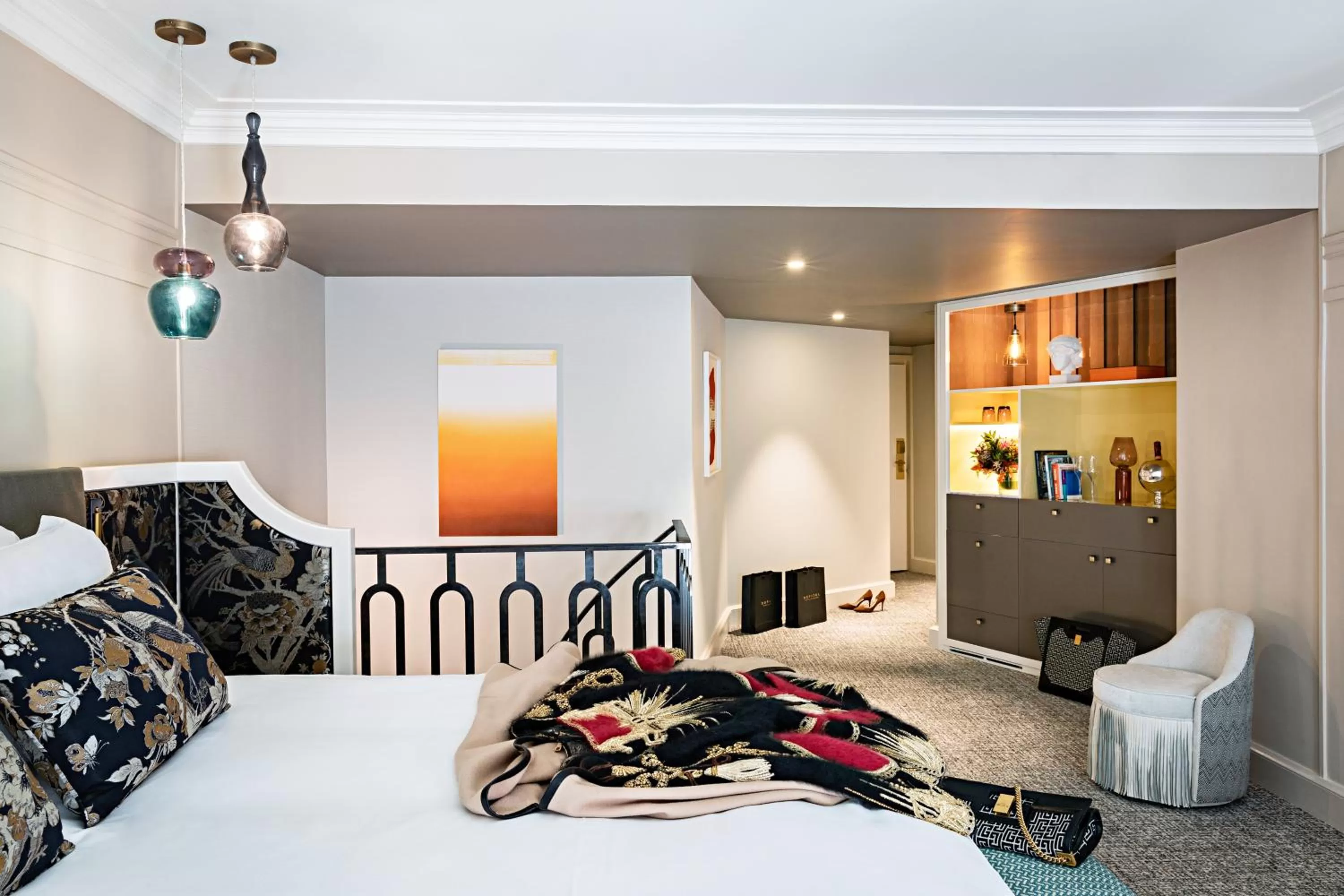 Photo of the whole room, Bed in Sofitel Le Scribe Paris Opera