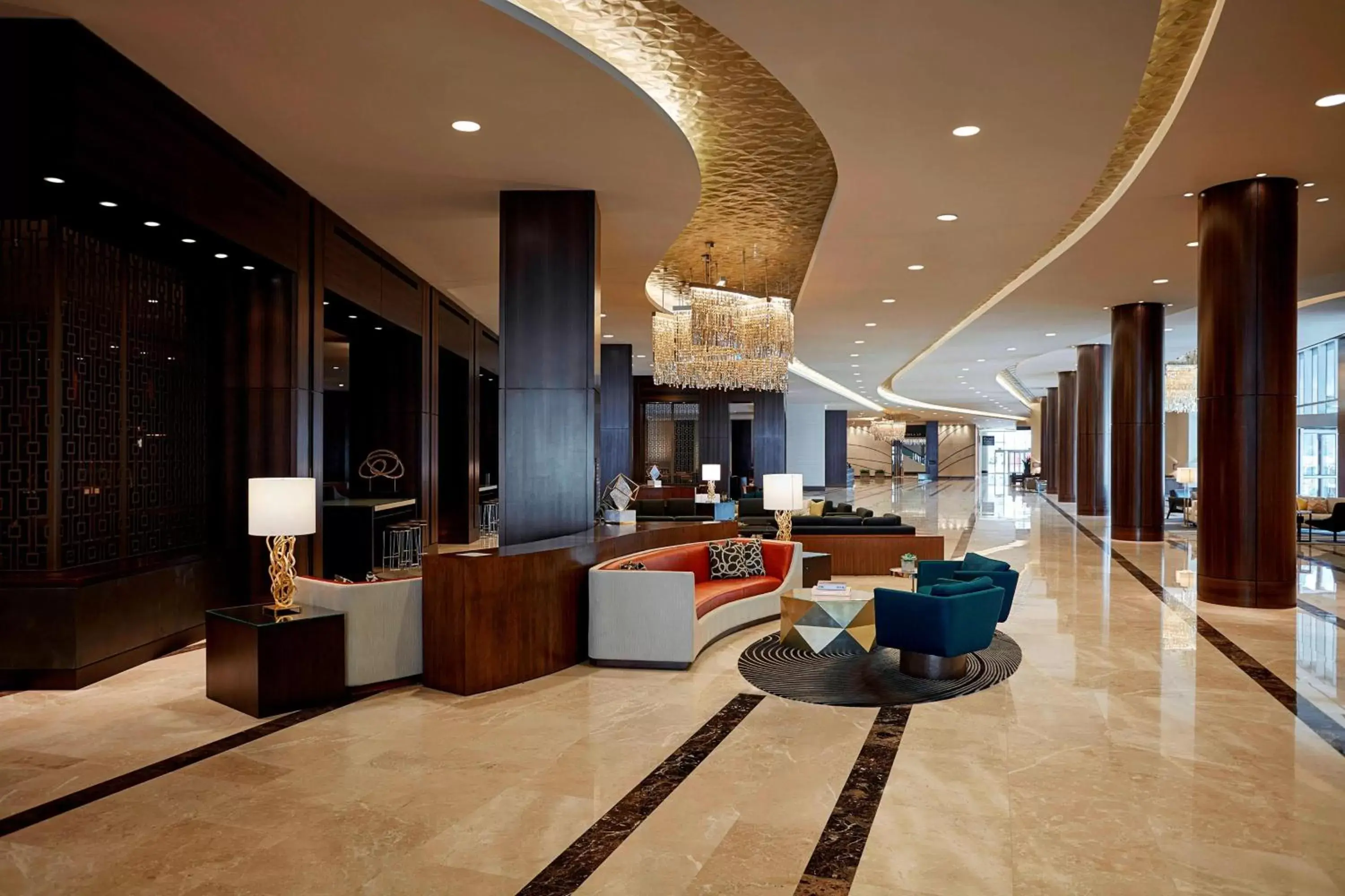 Property building, Lobby/Reception in Marriott Marquis Houston