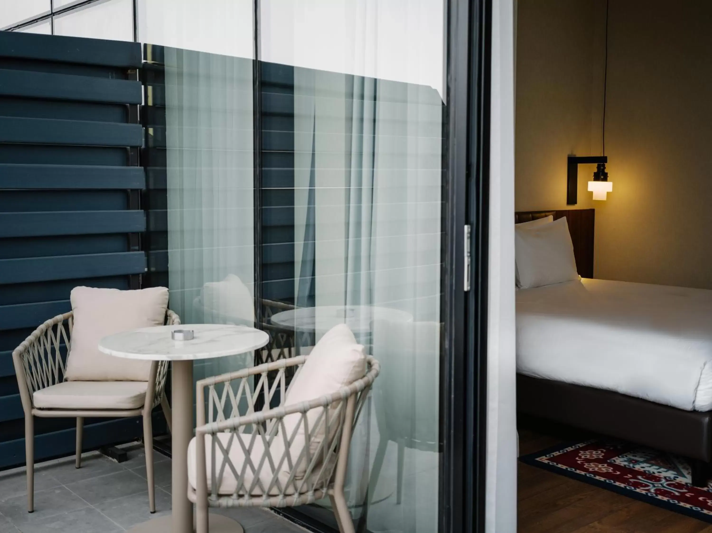 Balcony/Terrace, Bed in Holiday Inn Telavi by IHG Balcony/Terrace, Bed in Holiday Inn Telavi by IHG