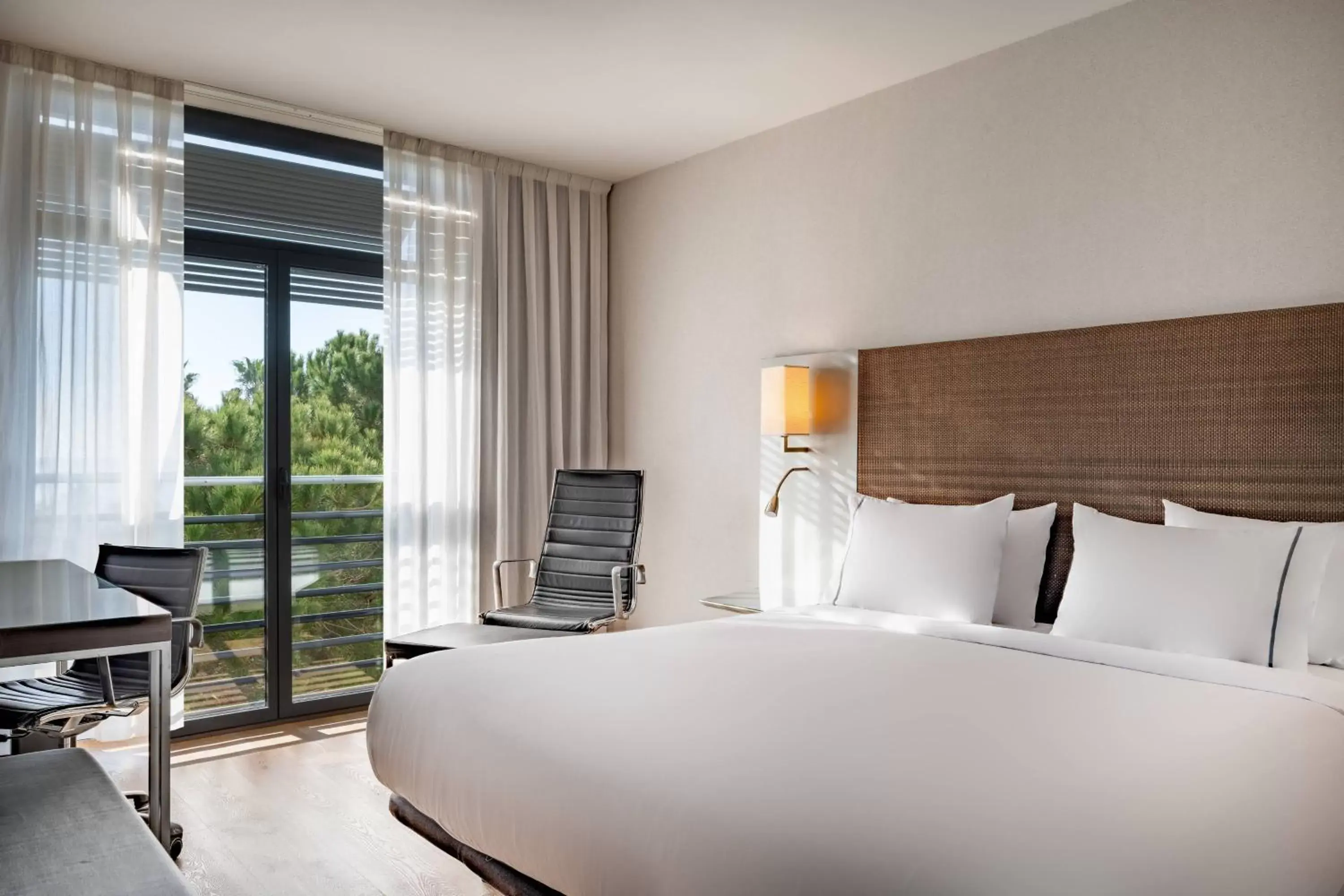 Photo of the whole room, Bed in AC Hotel Gavà Mar Airport by Marriott
