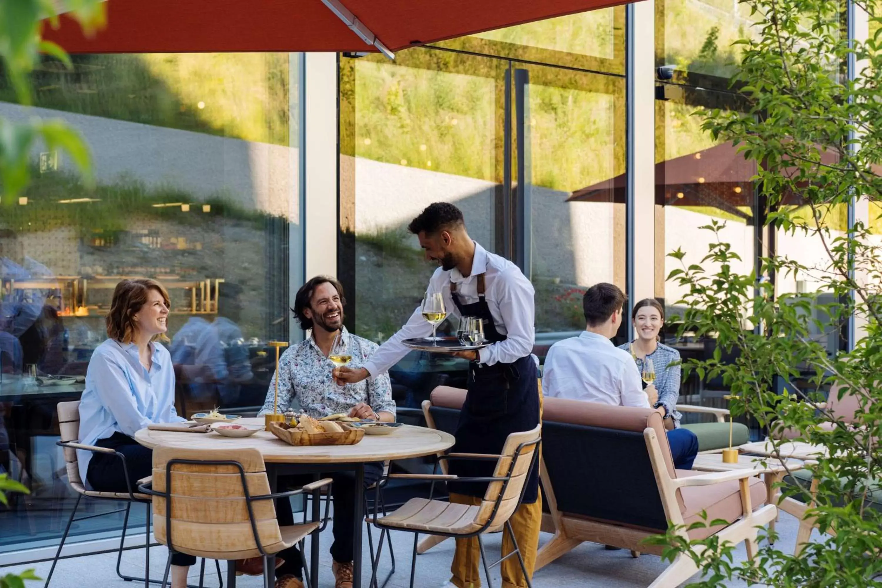 Patio in Hyatt Regency Zurich Airport Circle