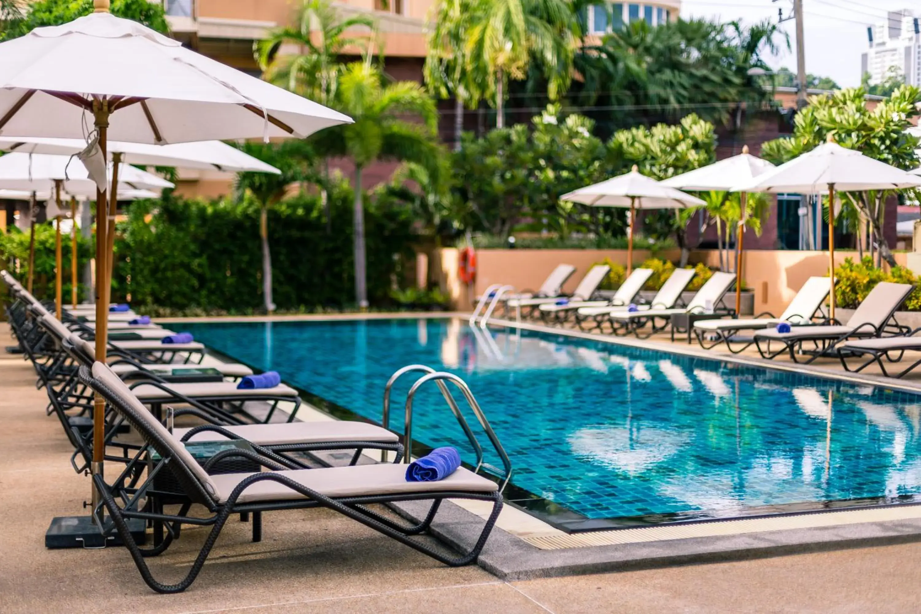 Pool view, Patio/Outdoor Area in Nova Platinum Hotel