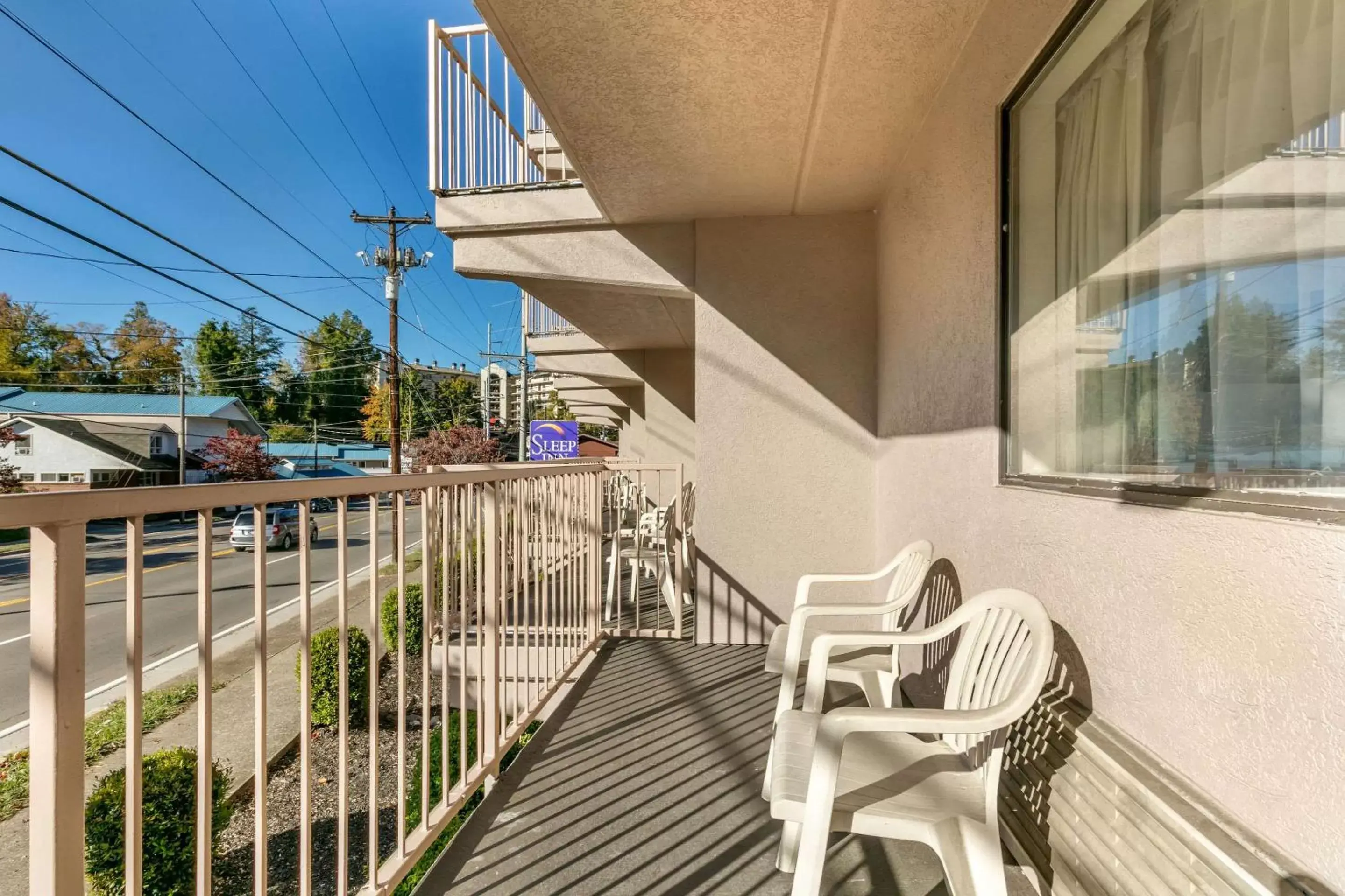 Balcony/Terrace in Sleep Inn & Suites near Sports World Blvd