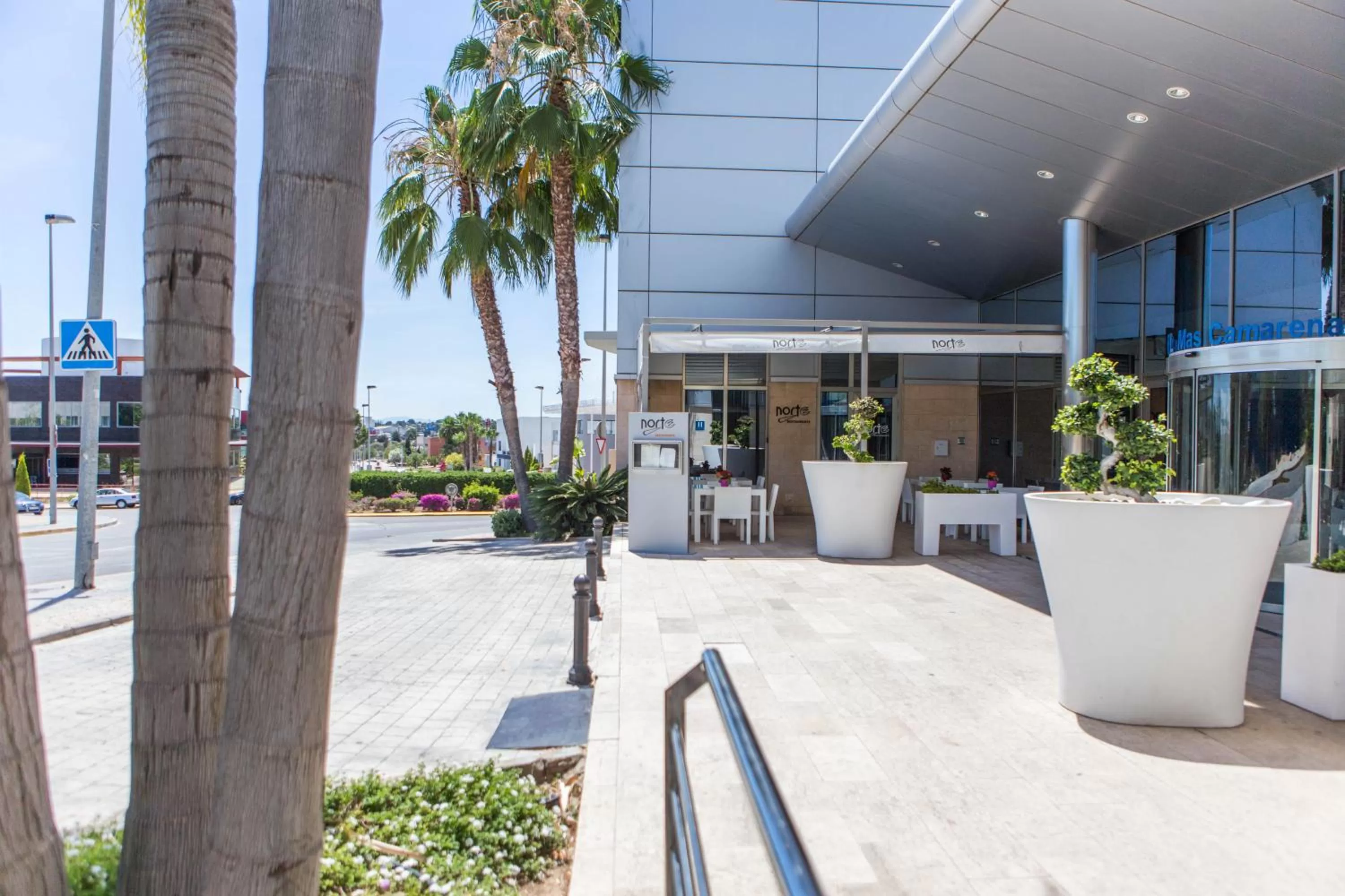 Facade/entrance in Hotel Mas Camarena
