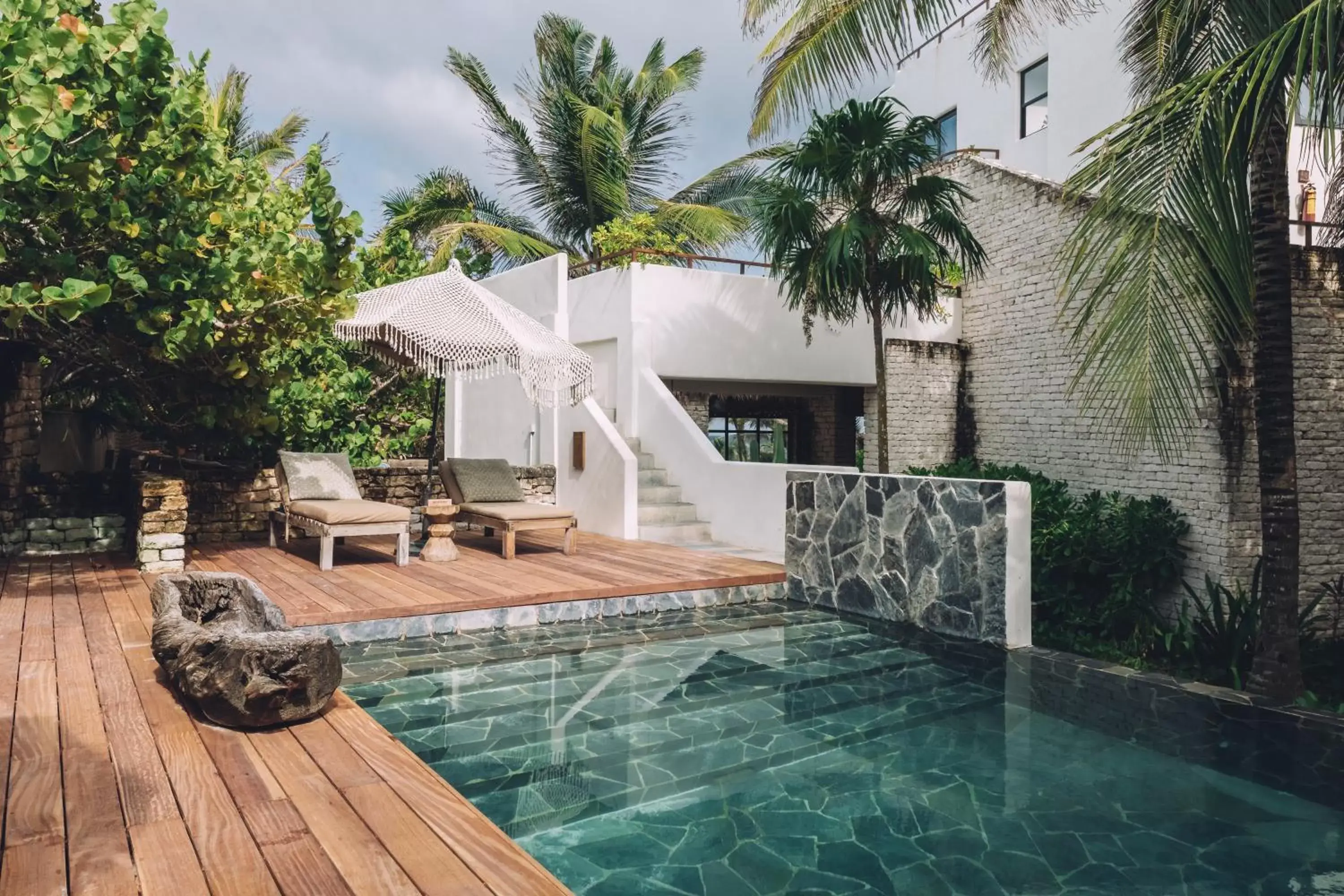 Swimming pool in Chiringuito Tulum