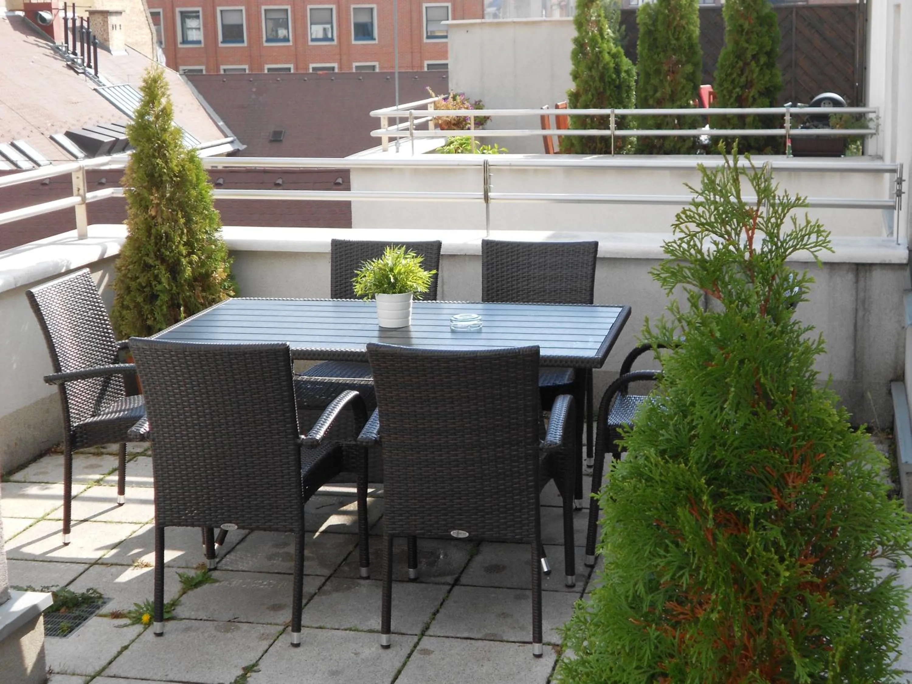 Balcony/Terrace in Trendy Deluxe Apartments