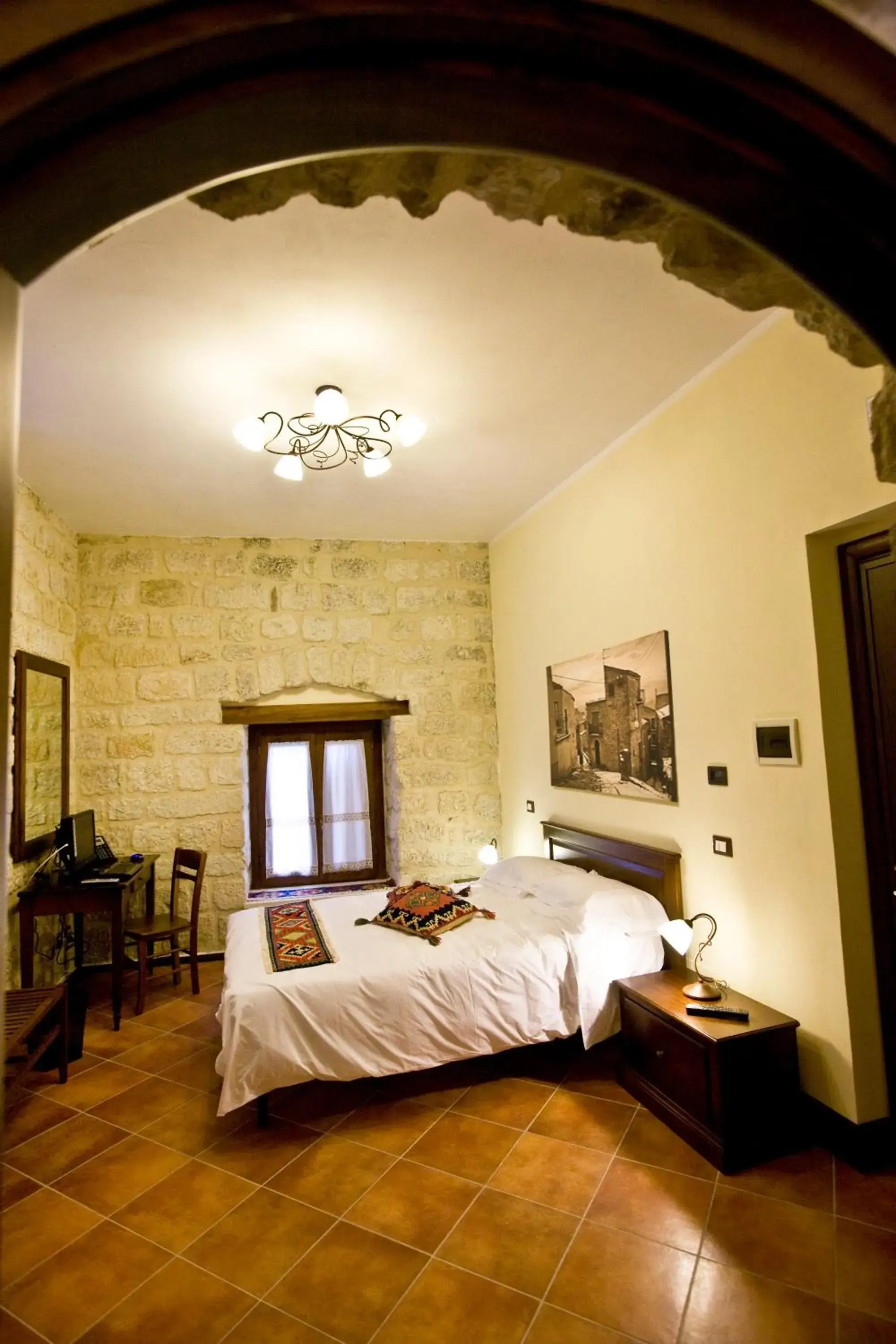 Bedroom, Bed in Hotel Residenza Petra