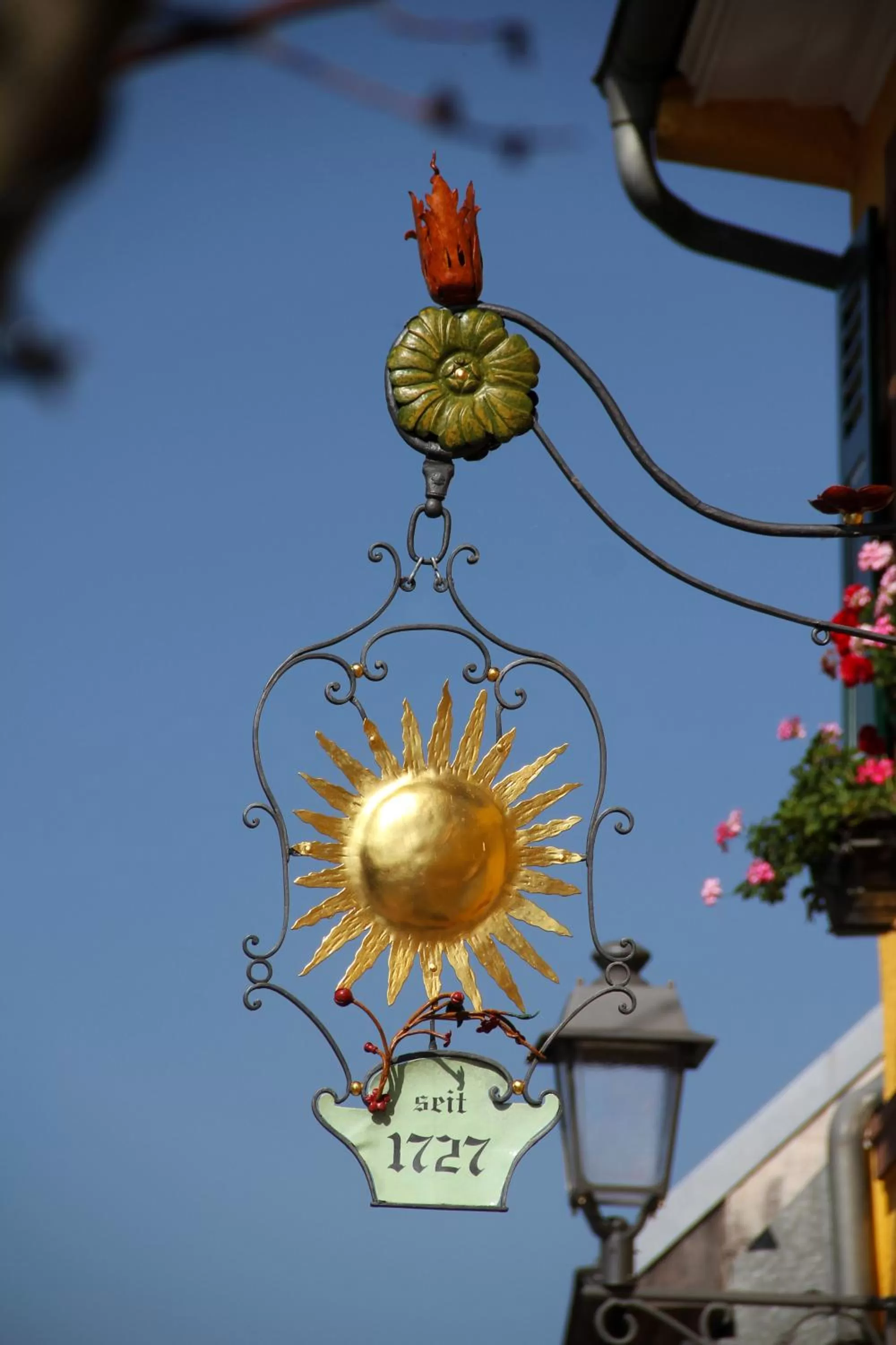 Decorative detail in Weinhotel / Gasthaus zur Sonne