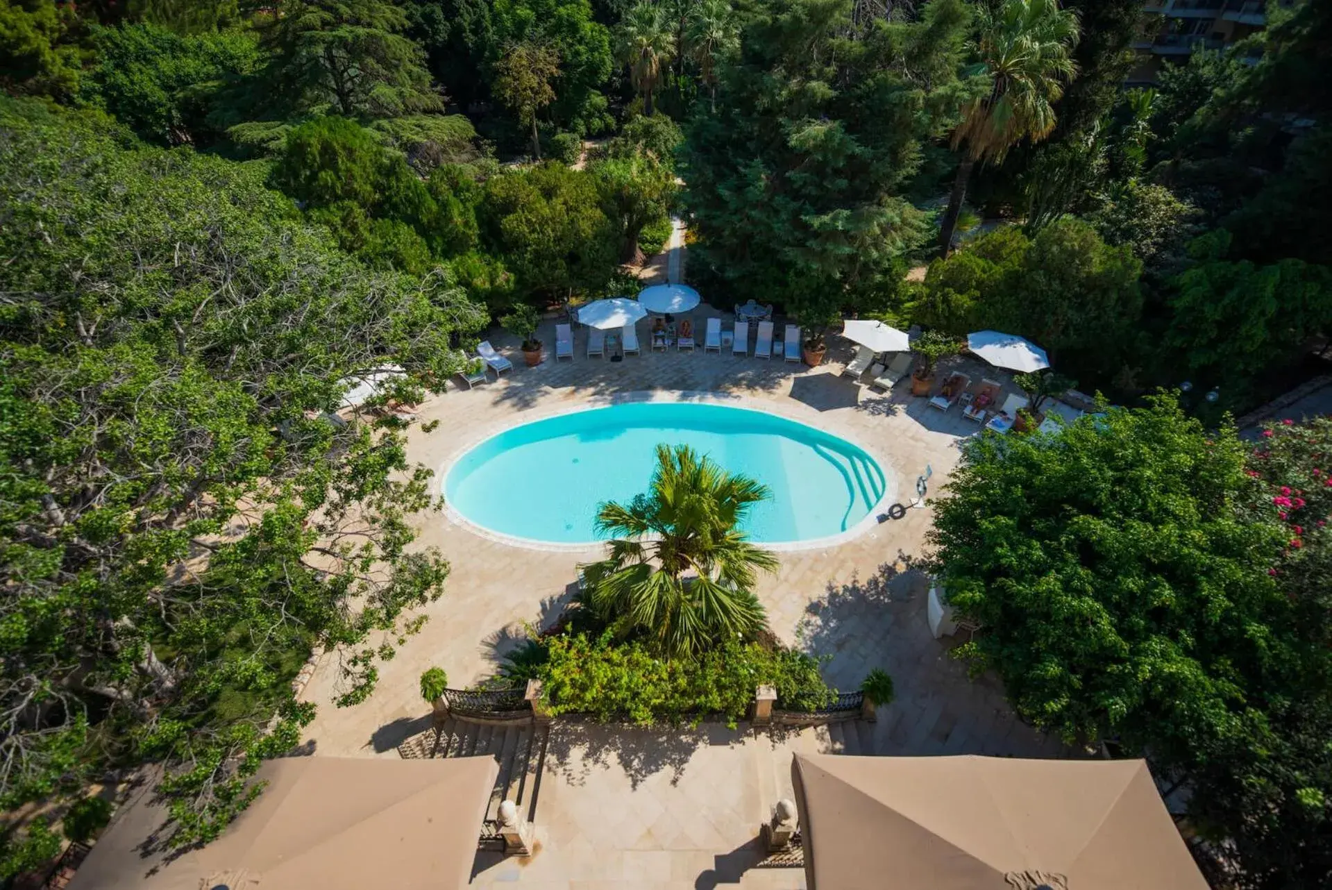 Spring, Pool View in Hotel Parco delle Fontane